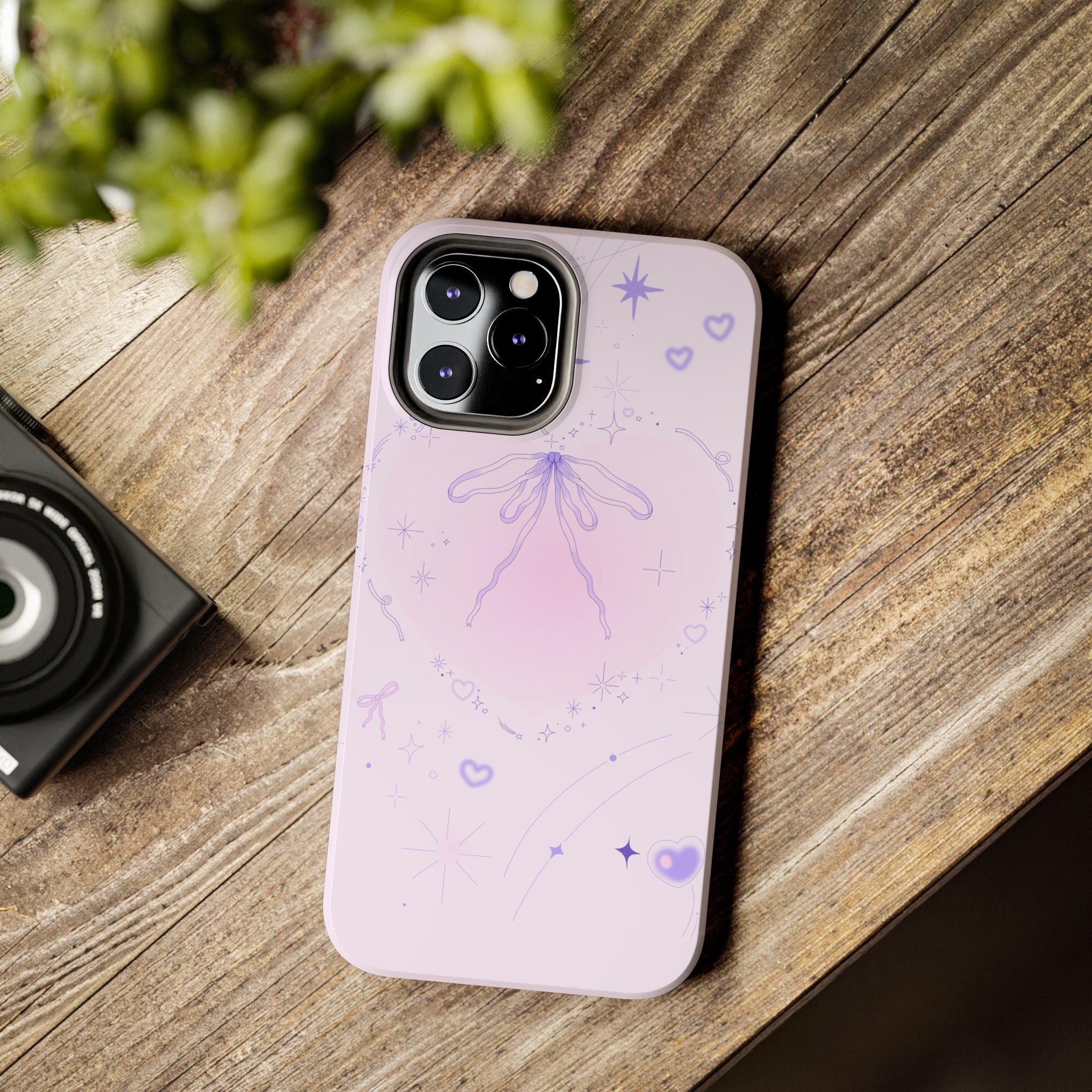 Pink Purple Delicate Fine Line Design, Elegant Phone Cases, Stylish Phone Covers, Chic Phone Protectors, Fashionable Case for Her, Trendy Smartphone Accessories