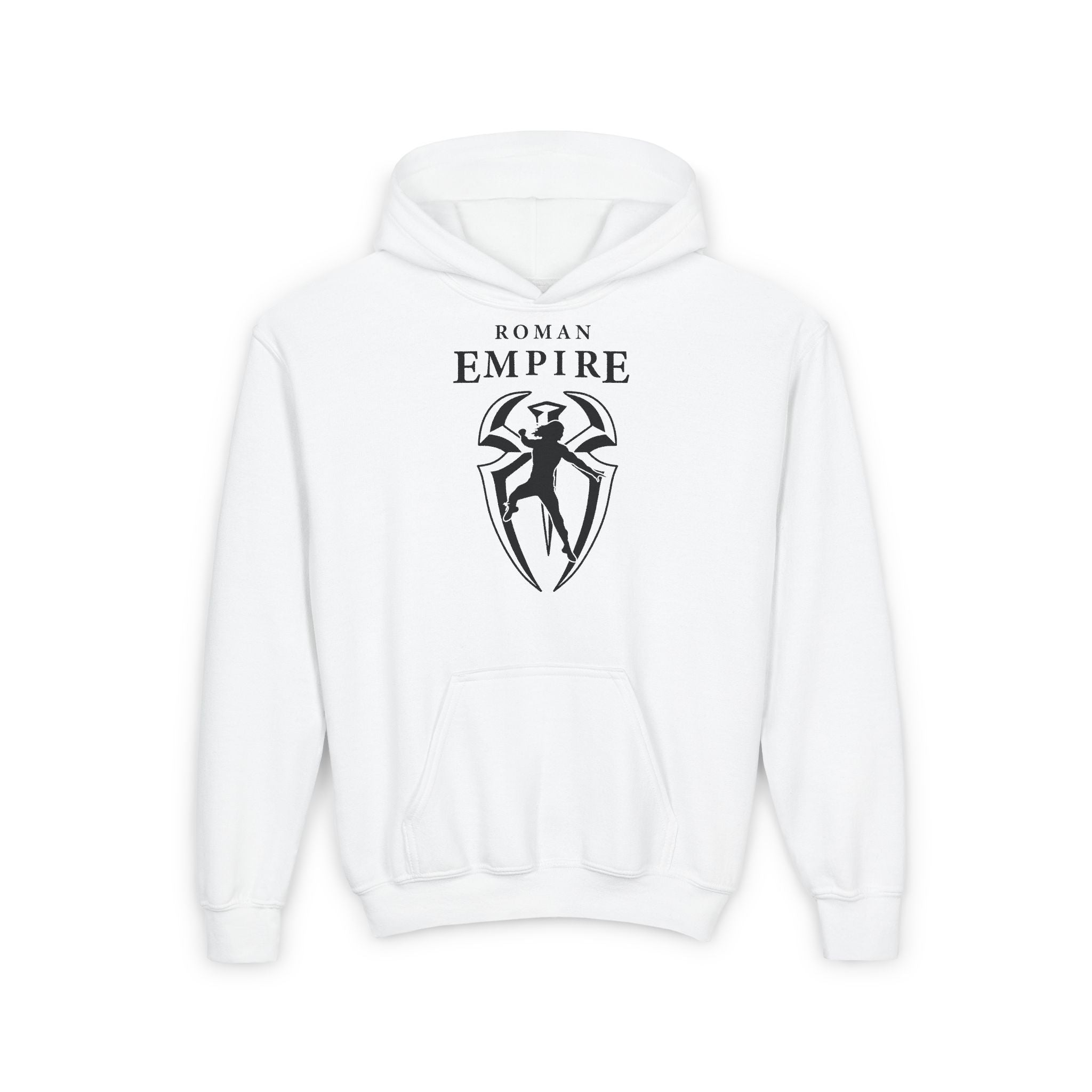 Roman Reigns " Roman Empire " Shirt, Sports Fan Kids Hoodies - Youth Heavy Blend Hooded Sweatshirt, Unisex, Gift for Her-Him, Casual Outwear