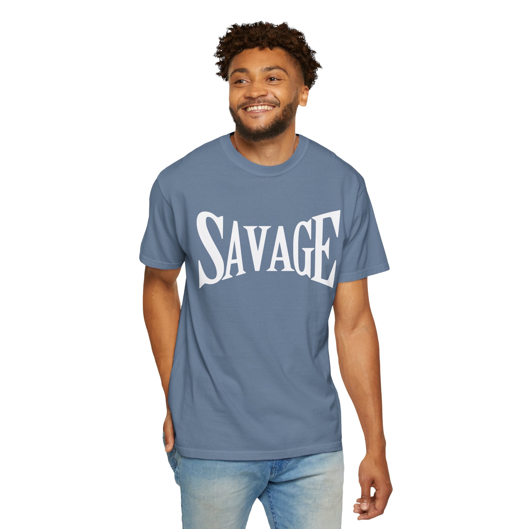 Savage, Graphic Design Unisex T-shirt, Casual Cotton Outwear, Gift for Him- Gift for Her, Stylish Tee, Cool Shirt, Trendy Apparel, Comfortable Top,