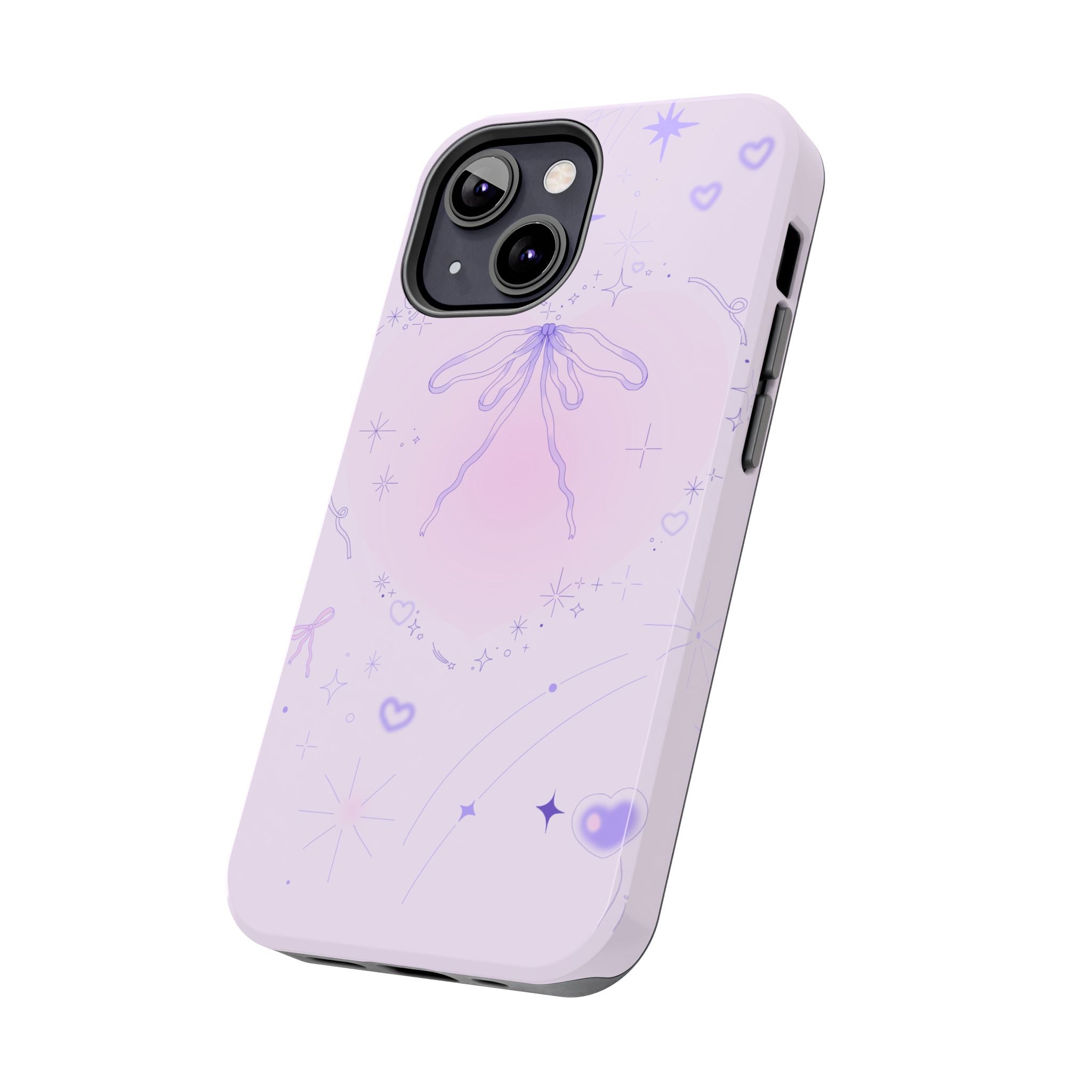 Pink Purple Delicate Fine Line Design, Elegant Phone Cases, Stylish Phone Covers, Chic Phone Protectors, Fashionable Case for Her, Trendy Smartphone Accessories