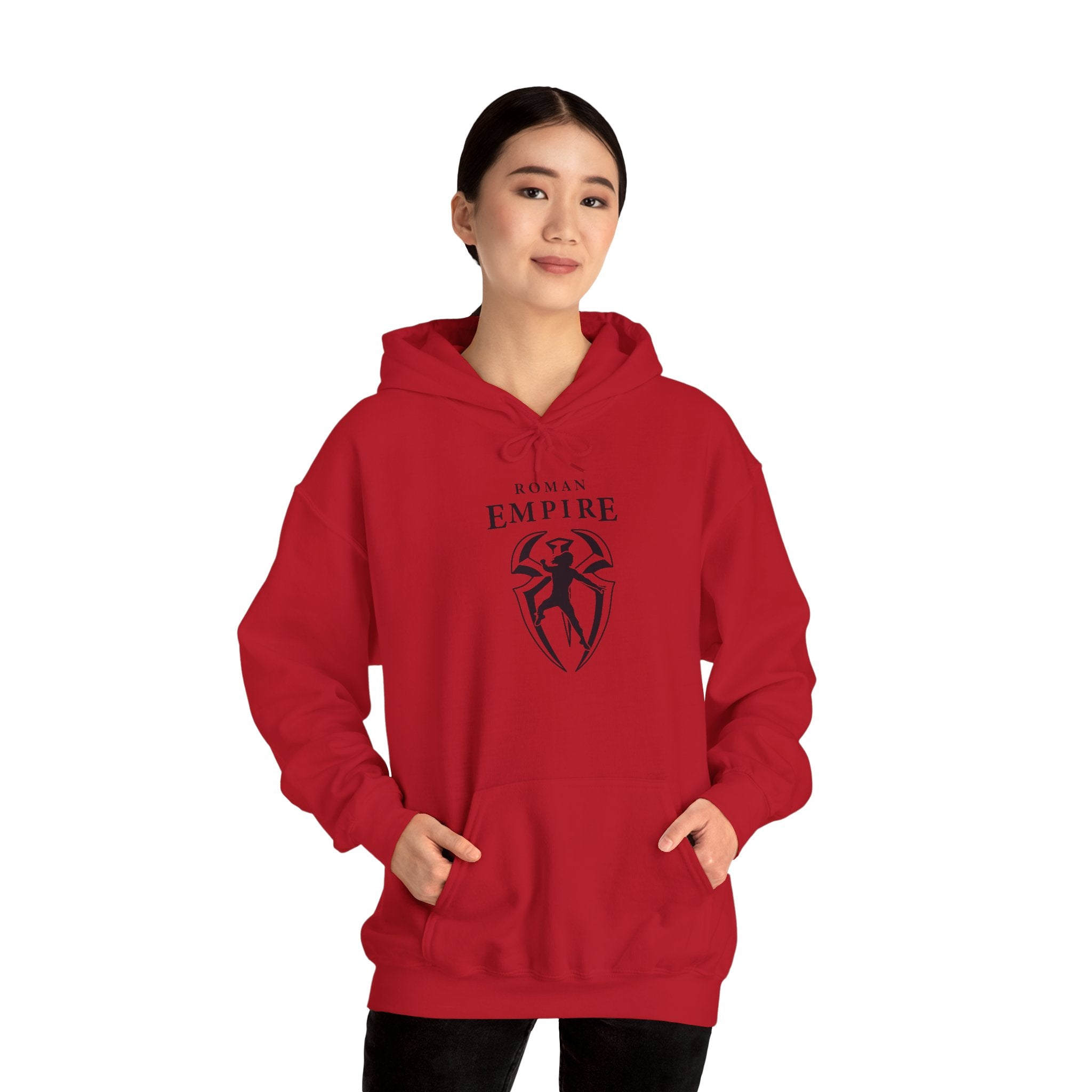 Roman Empire Roman Reigns Graphic Hoodies, Gift for Her - Gift for Him, Sports Fan Wrestling Unisex Hooded Sweatshirt, Casual Outwear