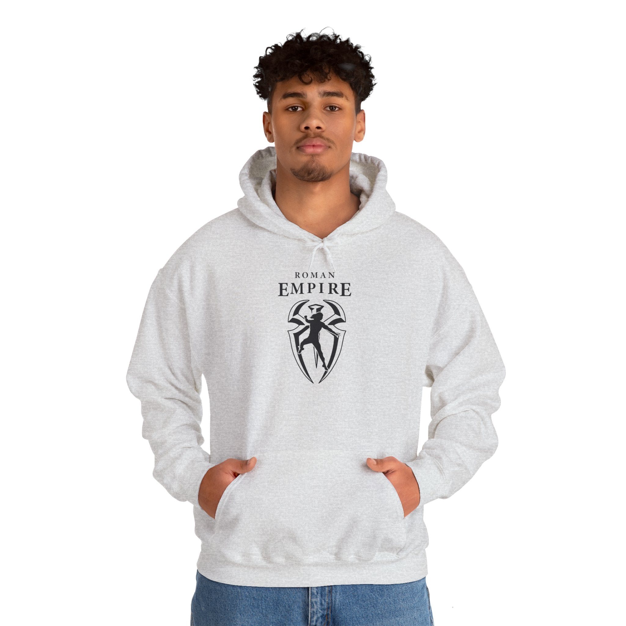 Roman Empire Roman Reigns Graphic Hoodies, Gift for Her - Gift for Him, Sports Fan Wrestling Unisex Hooded Sweatshirt, Casual Outwear