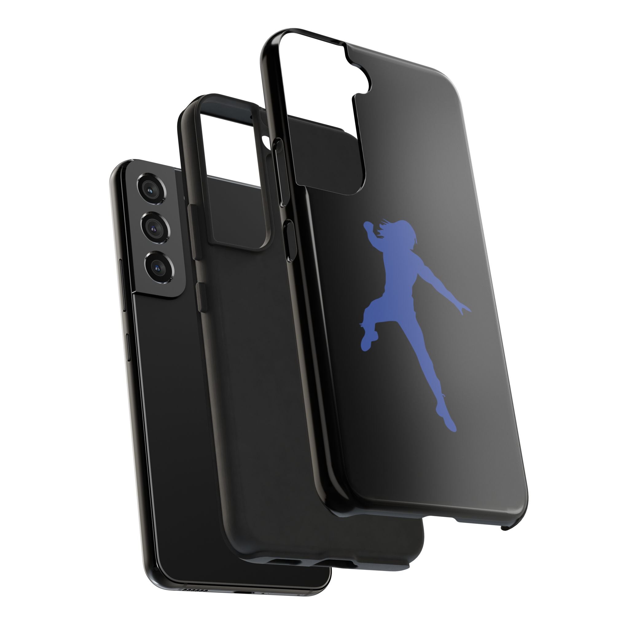 Roman Reigns Jump Blue Graphic Design, iPhone and Samsung Case Cool Graphic Sports Fan Phone Case