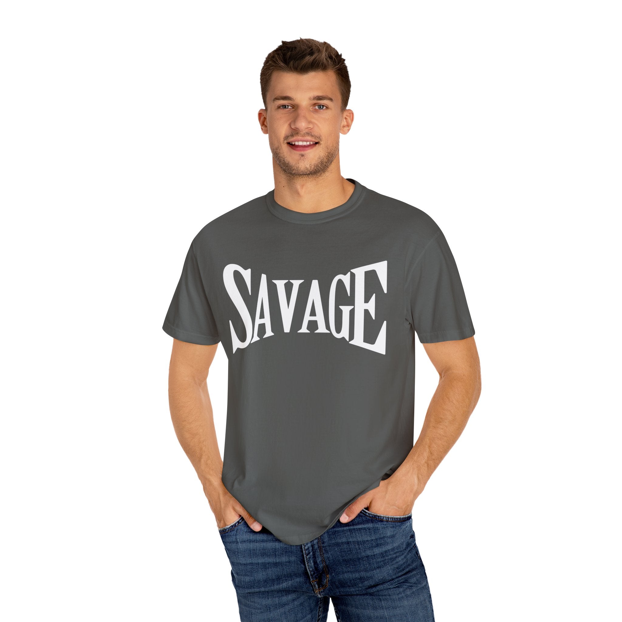 Savage, Graphic Design Unisex T-shirt, Casual Cotton Outwear, Gift for Him- Gift for Her, Stylish Tee, Cool Shirt, Trendy Apparel, Comfortable Top,