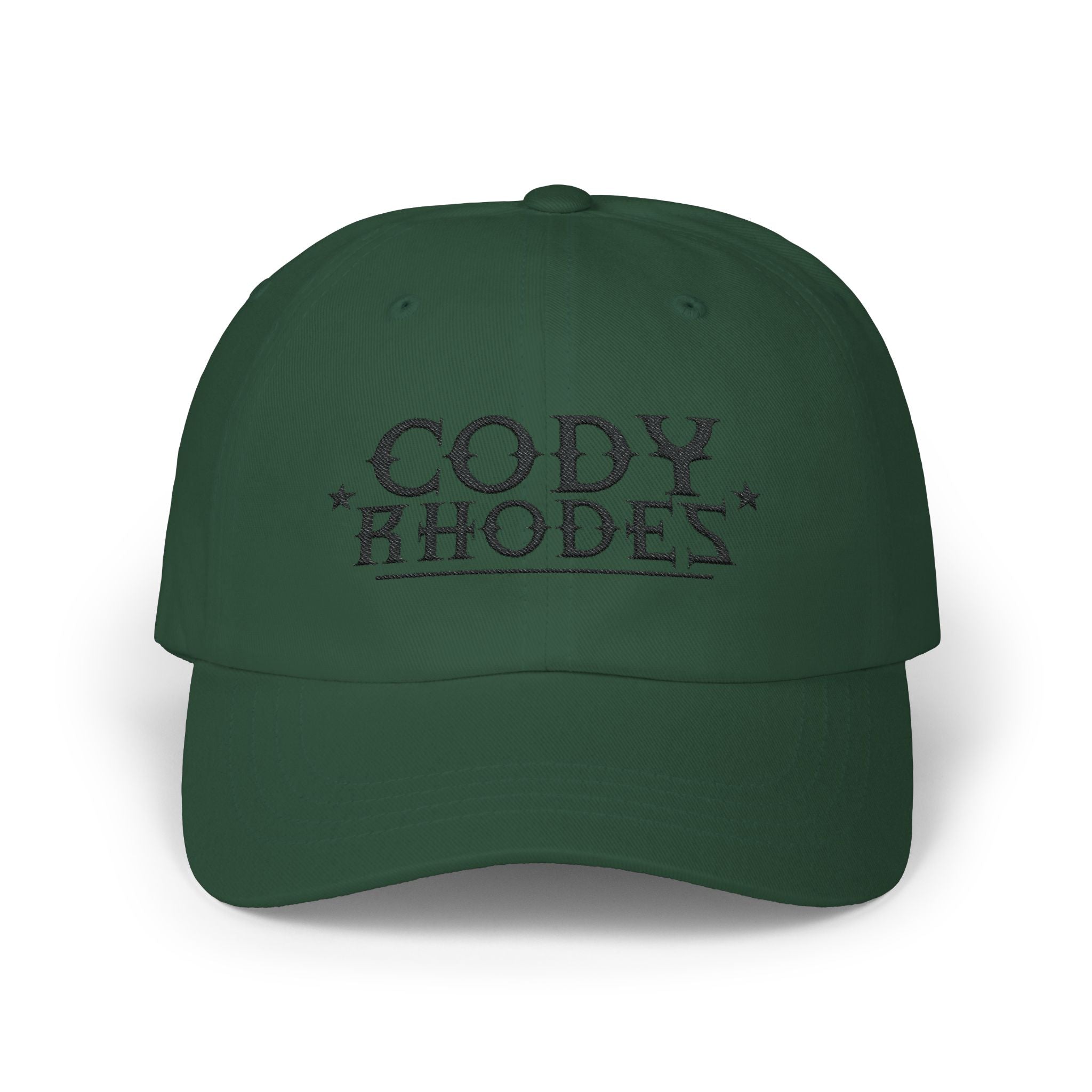 Cody Rhodes Black Text Graphic Design, Sports Fan, Wrestling Dad Cap for Her and Him - Unisex Classic