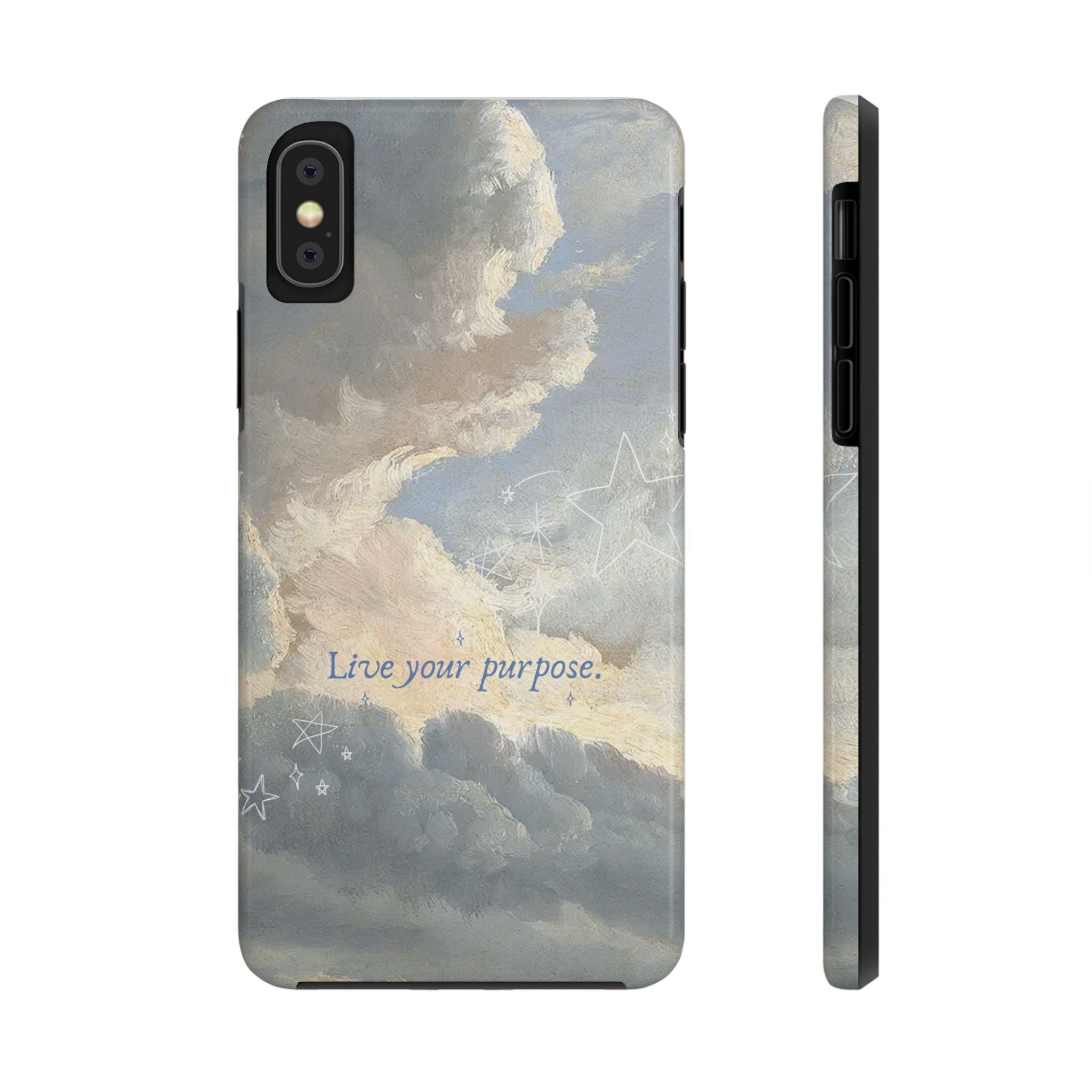 Live Your Purpose, Elegant Phone Cases, Stylish Phone Covers, Chic Phone Protectors, Fashionable Case for Her, Trendy Smartphone Accessories