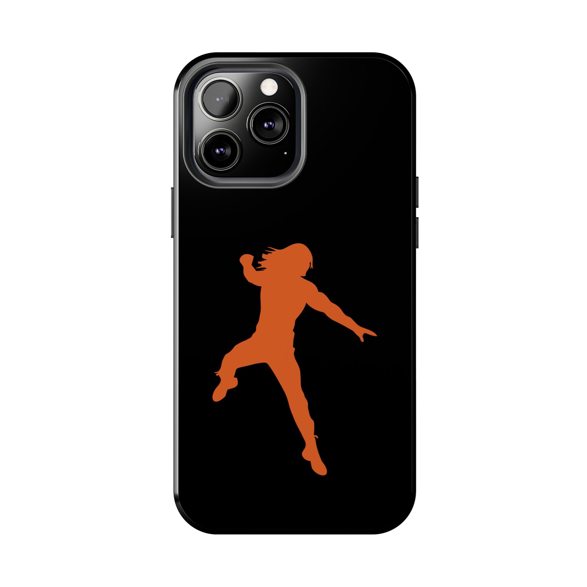 Roman Reigns Jump Orange Graphic Design, iPhone and Samsung Case Cool Graphic Sports Fan Phone Case