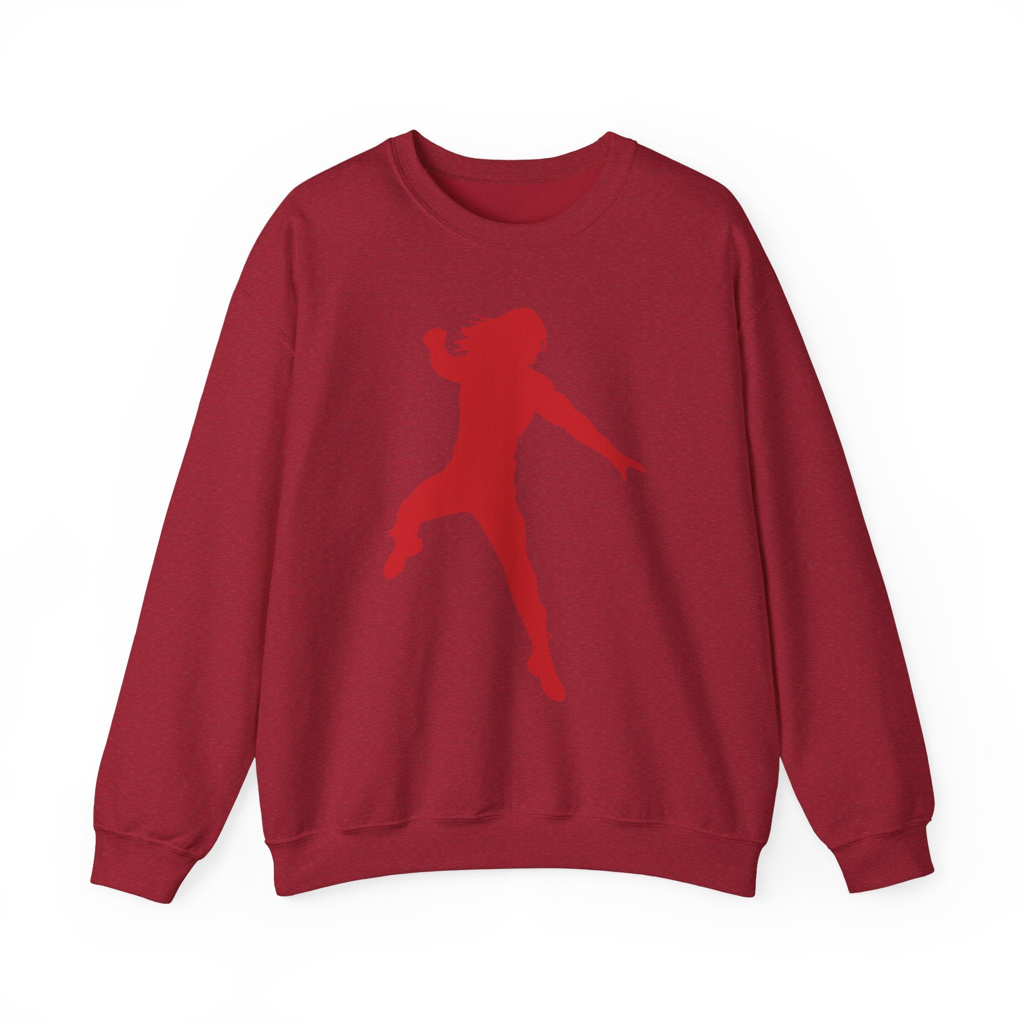 Roman Reigns Red Design, Wrestling Fan Unisex Sweatshirt - Gift for Him or Her, Casual Outwear, Graphic Design, Heavy Blend Crewneck Sweatshirt