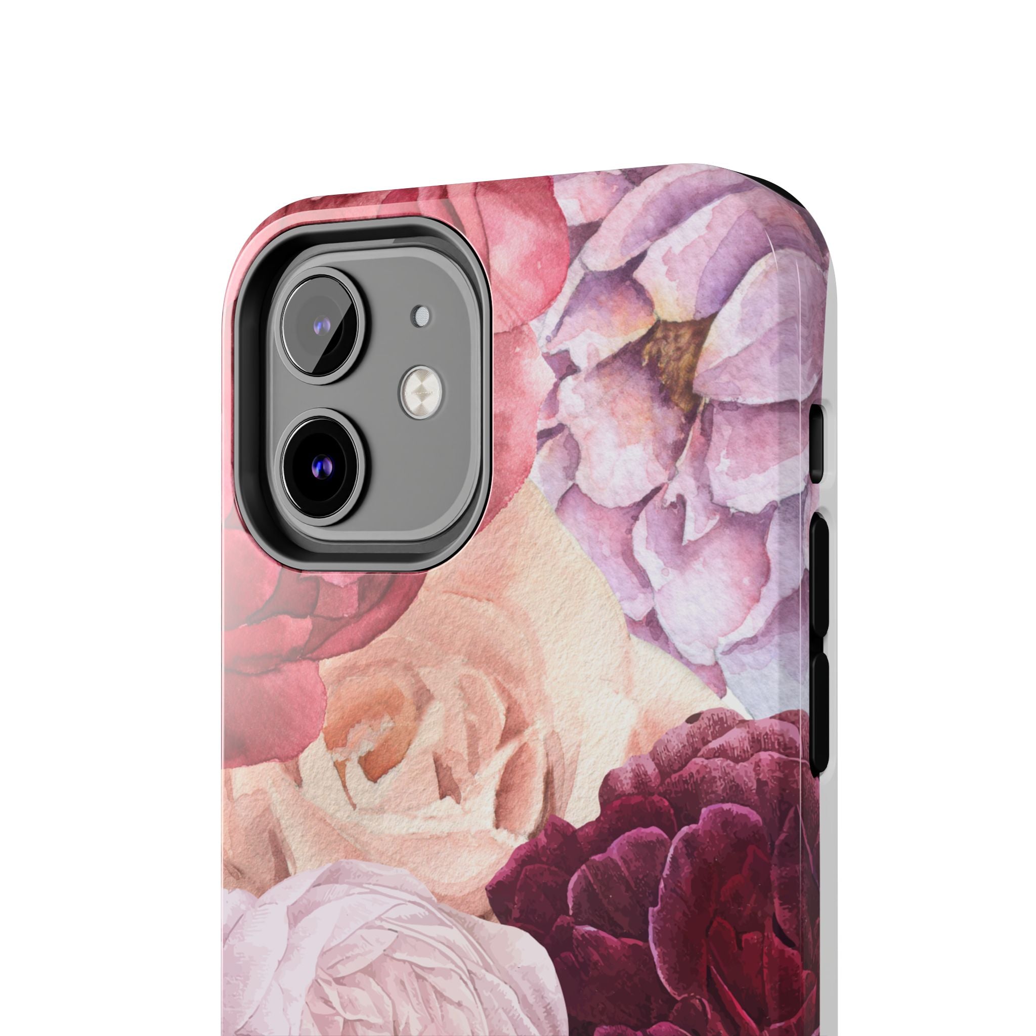 Pink Purple Watercolor Flower, Elegant Phone Cases, Stylish Phone Covers, Chic Phone Protectors, Fashionable Case for Her, Trendy Smartphone Accessories