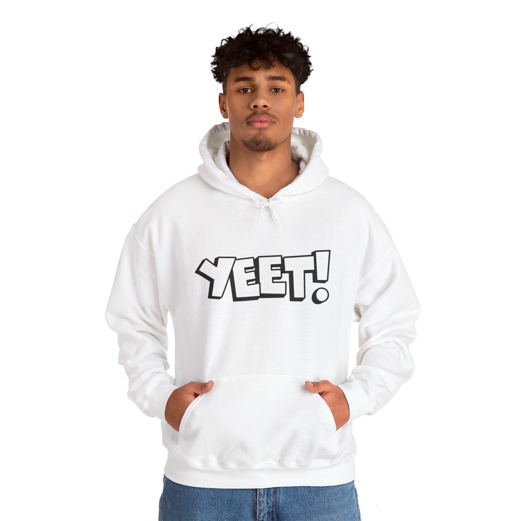 Yeet Graphic Hoodies, Gift for Her - Gift for Him, Sports Fan Wrestling Unisex Hooded Sweatshirt, Casual Outwear