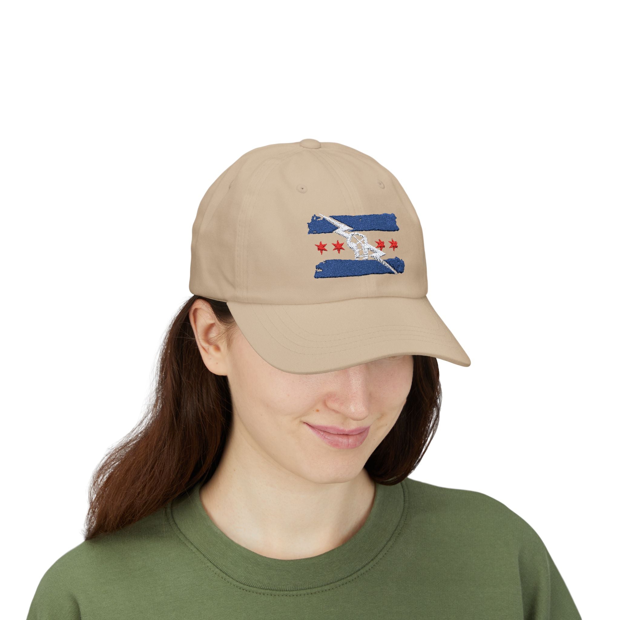 CM Punk Flag Tri-color Blue-Red-White Sports Fan, Wrestling Dad Cap for Her and Him - Unisex Classic