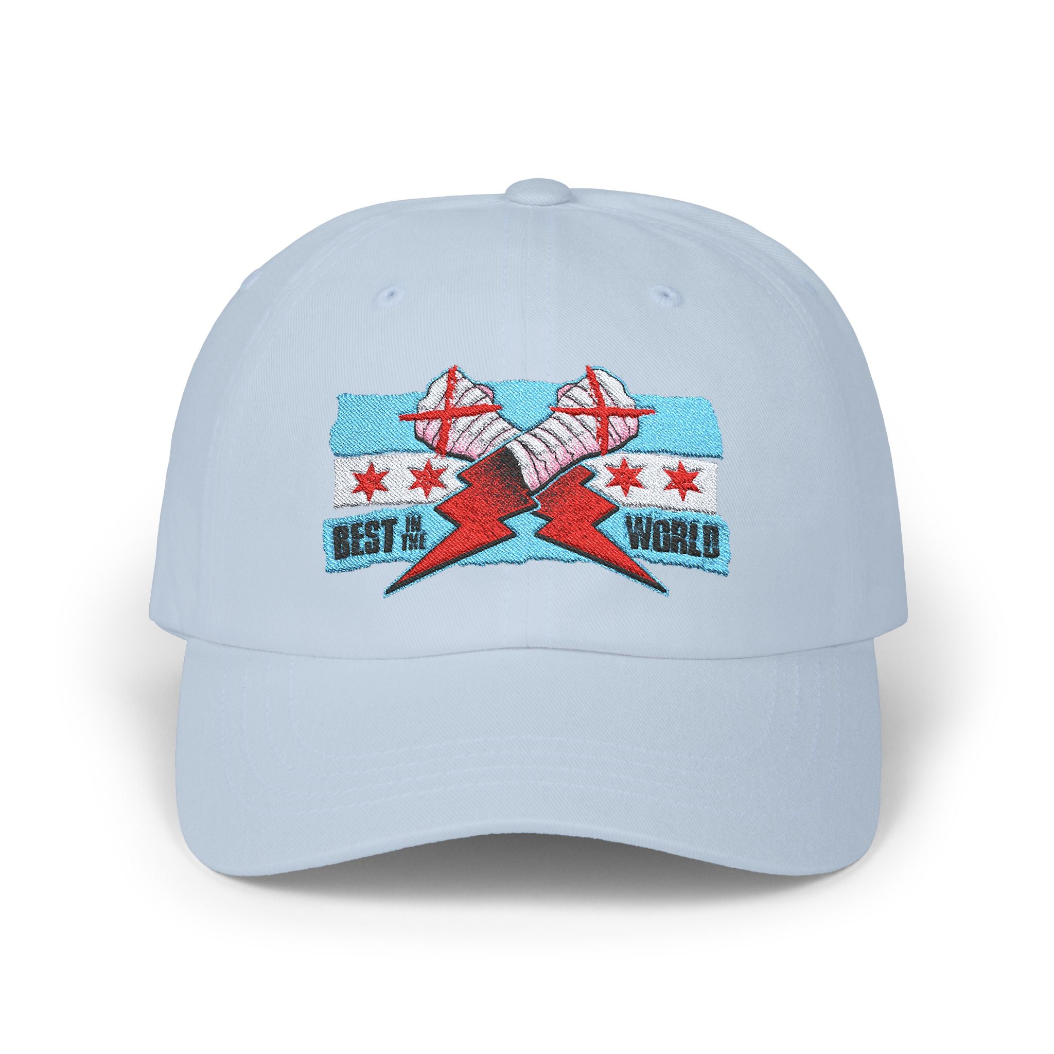 " Best in The World" CM Punk Flag Graphic Design, Sports Fan, Wrestling Dad Cap for Her and Him - Unisex Classic