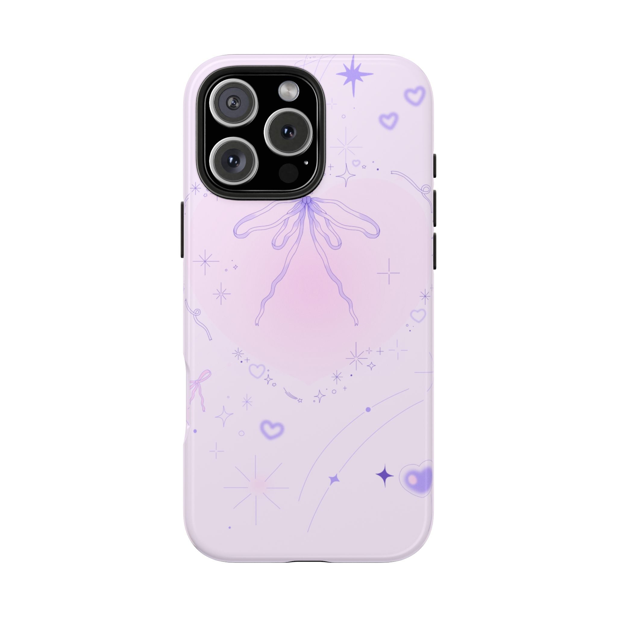 Pink Purple Delicate Fine Line Design, Elegant Phone Cases, Stylish Phone Covers, Chic Phone Protectors, Fashionable Case for Her, Trendy Smartphone Accessories