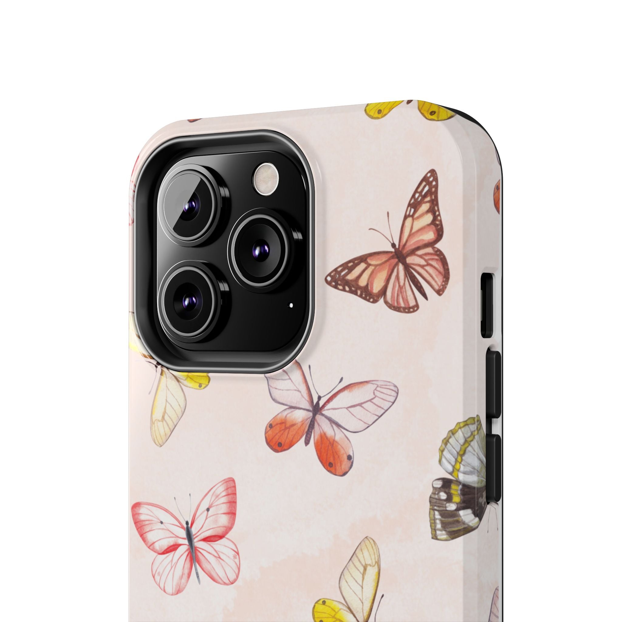 Pink Butterflies, Elegant Phone Cases, Stylish Phone Covers, Chic Phone Protectors, Fashionable Case for Her, Trendy Smartphone Accessories