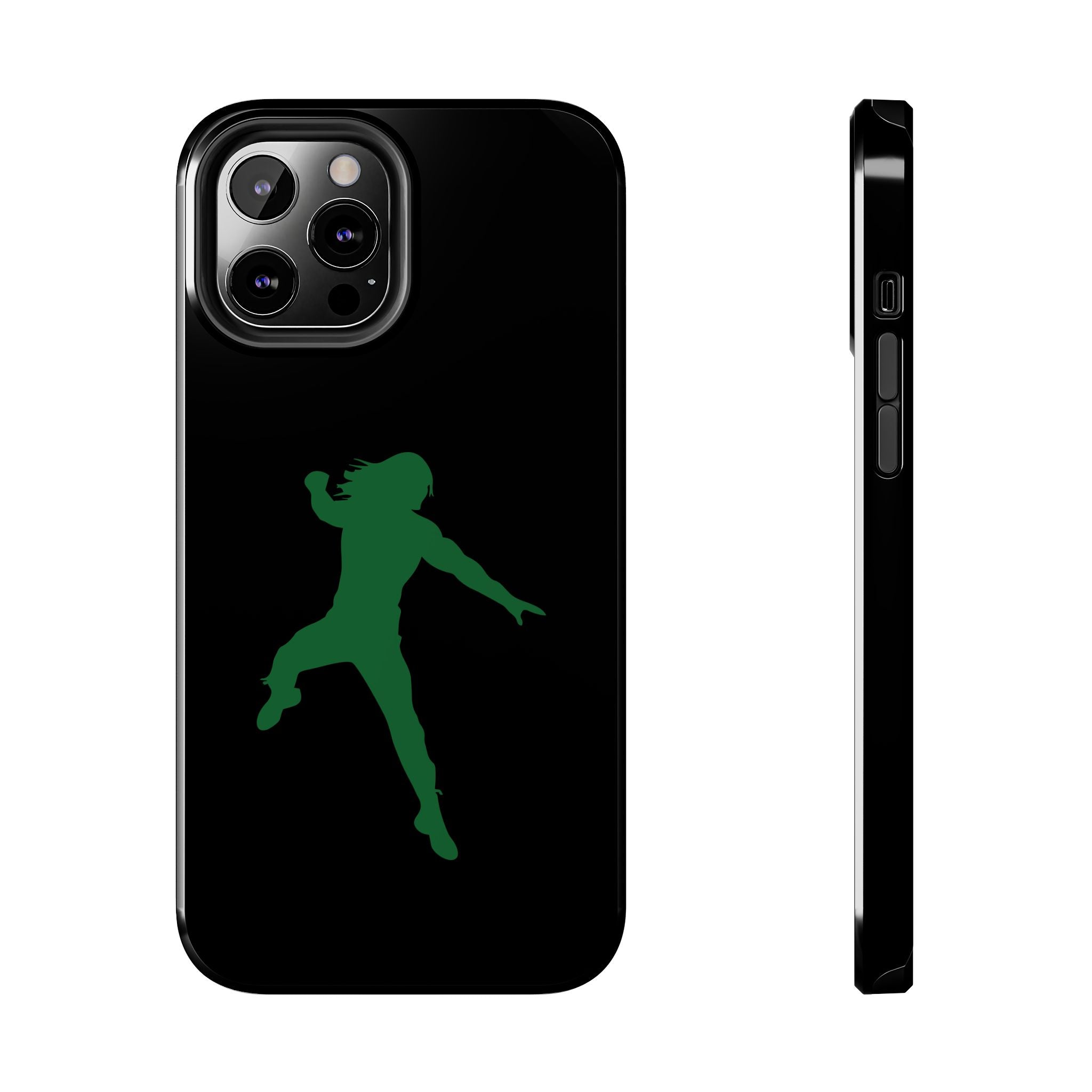 Roman Reigns Jump Green Graphic Design, iPhone and Samsung Case Cool Graphic Sports Fan Phone Case