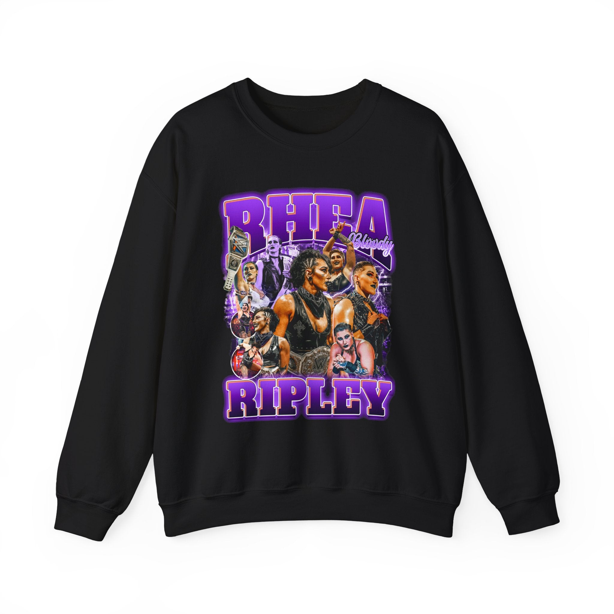 Rhea Ripley Fans Sweatshirt, Best of Rhea Design, Wrestling Fan Unisex Sweatshirt - Gift for Him or Her, Casual Outwear, Heavy Blend Crewneck Sweatshirt