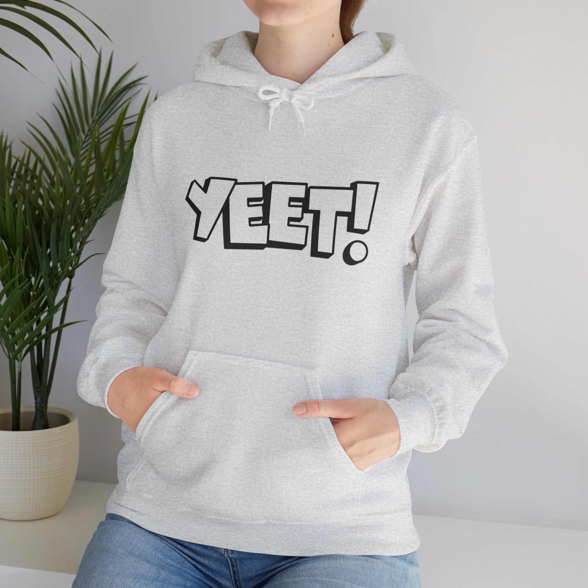 Yeet Graphic Hoodies, Gift for Her - Gift for Him, Sports Fan Wrestling Unisex Hooded Sweatshirt, Casual Outwear