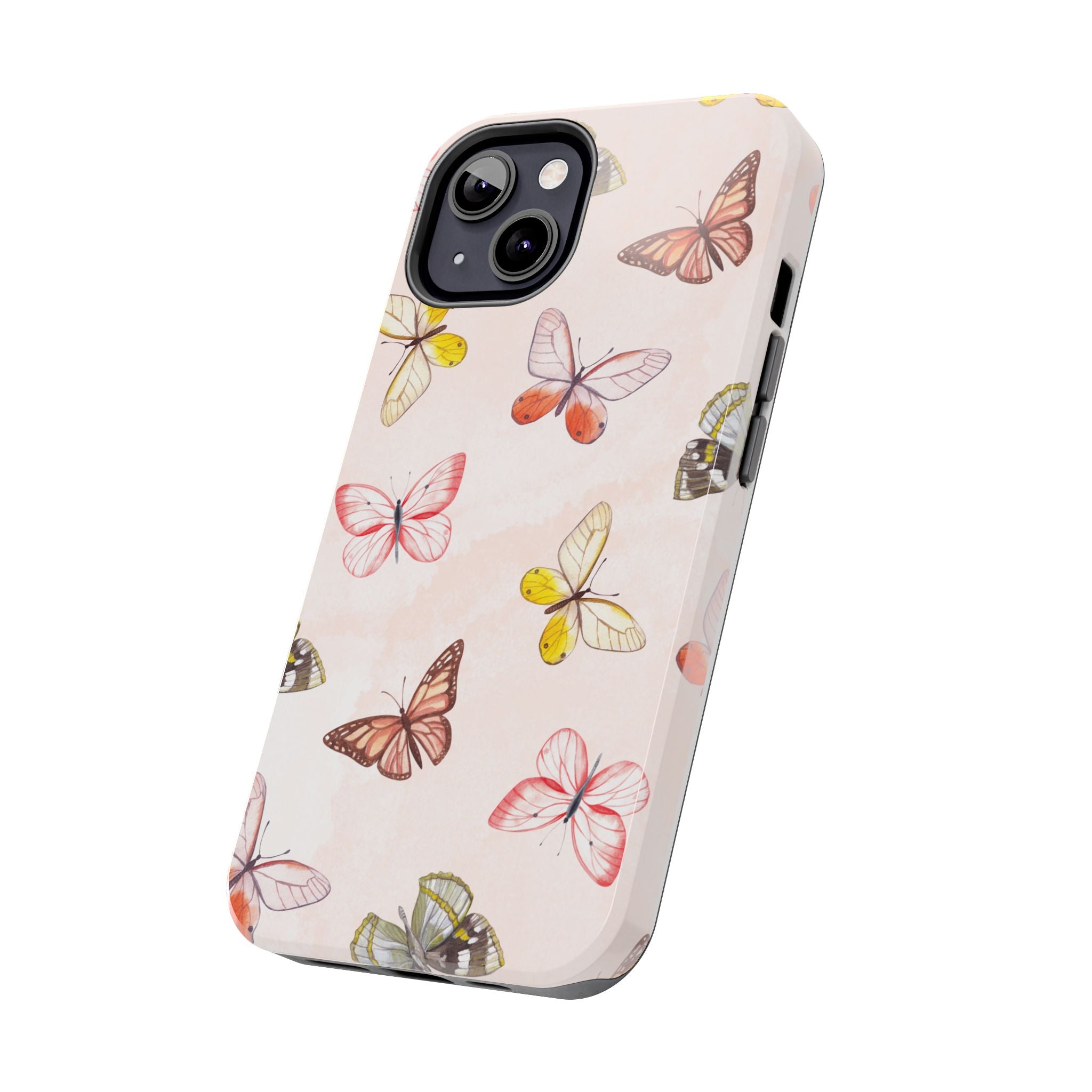 Pink Butterflies, Elegant Phone Cases, Stylish Phone Covers, Chic Phone Protectors, Fashionable Case for Her, Trendy Smartphone Accessories