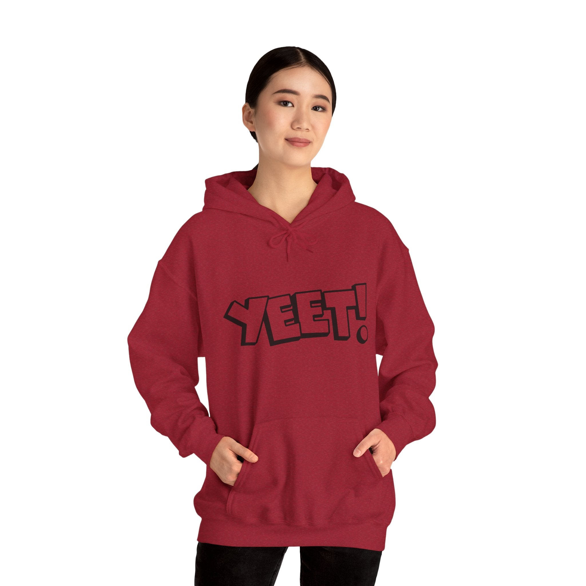 Yeet Graphic Hoodies, Gift for Her - Gift for Him, Sports Fan Wrestling Unisex Hooded Sweatshirt, Casual Outwear