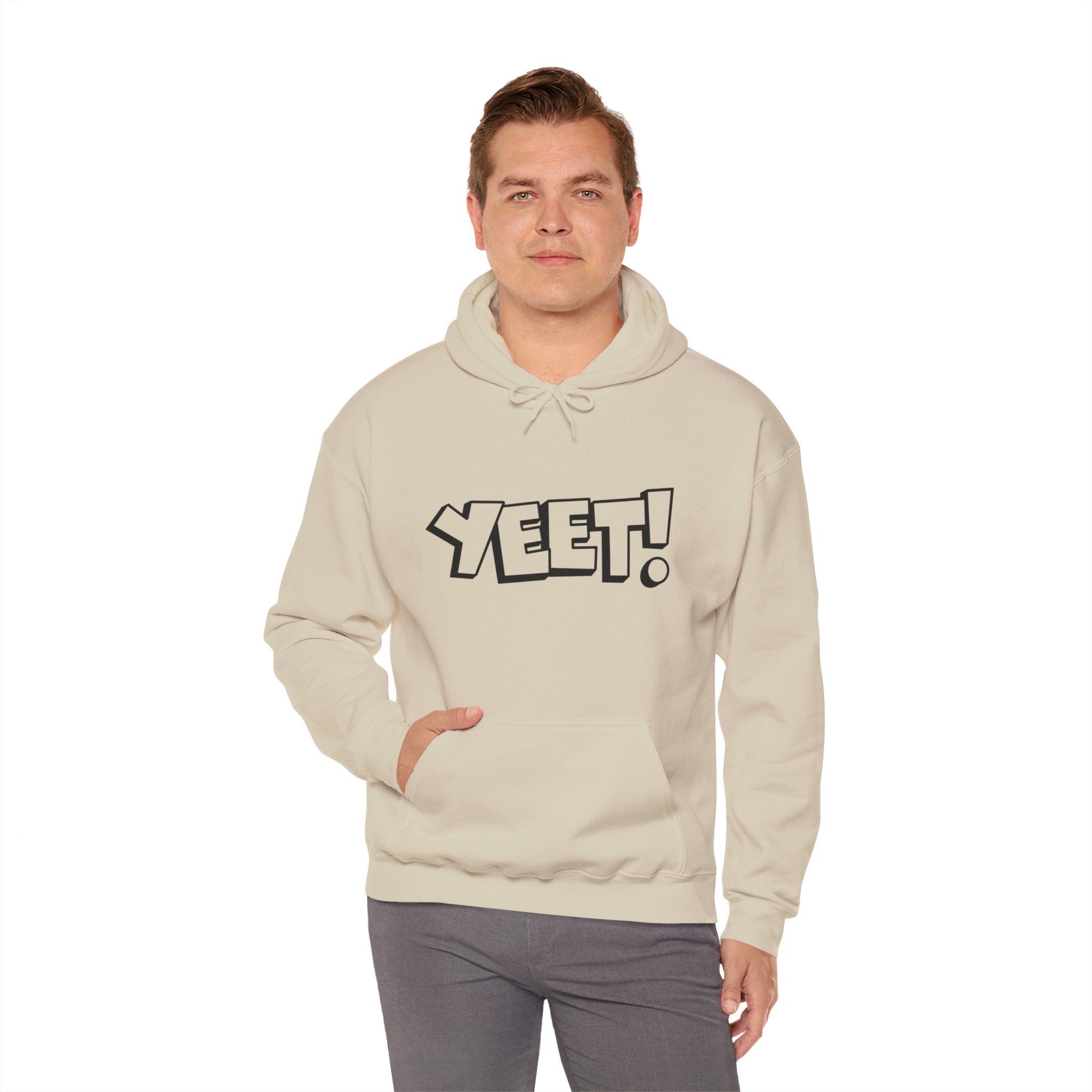 Yeet Graphic Hoodies, Gift for Her - Gift for Him, Sports Fan Wrestling Unisex Hooded Sweatshirt, Casual Outwear