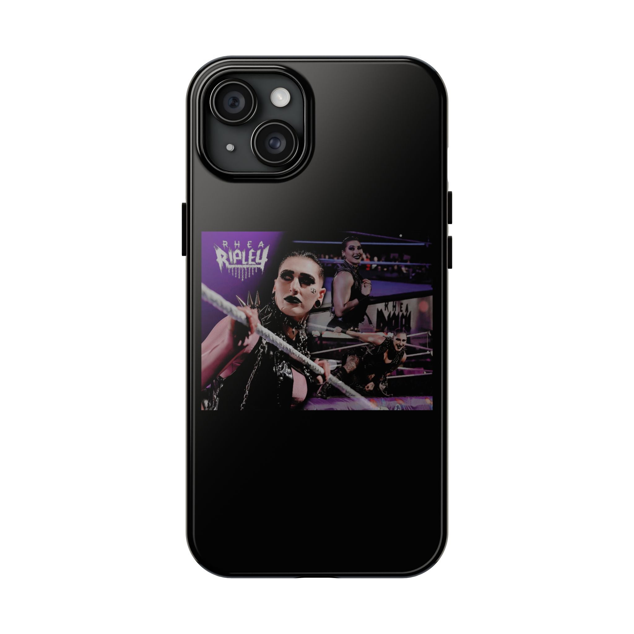 Rhea Ripley Wrap Graphic Portrait Design, iPhone and Samsung Case Cool Graphic Sports Fan Phone Case