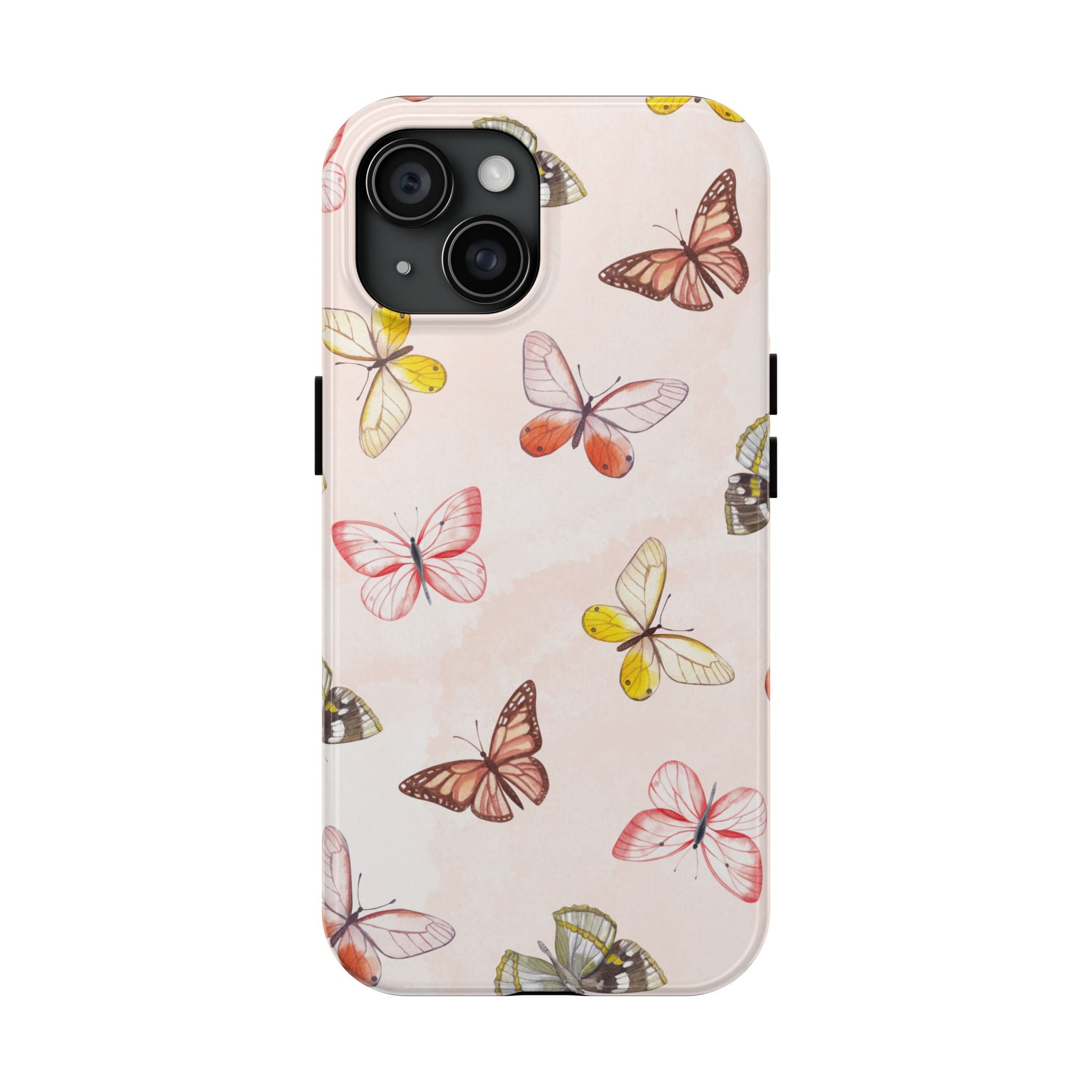 Pink Butterflies, Elegant Phone Cases, Stylish Phone Covers, Chic Phone Protectors, Fashionable Case for Her, Trendy Smartphone Accessories