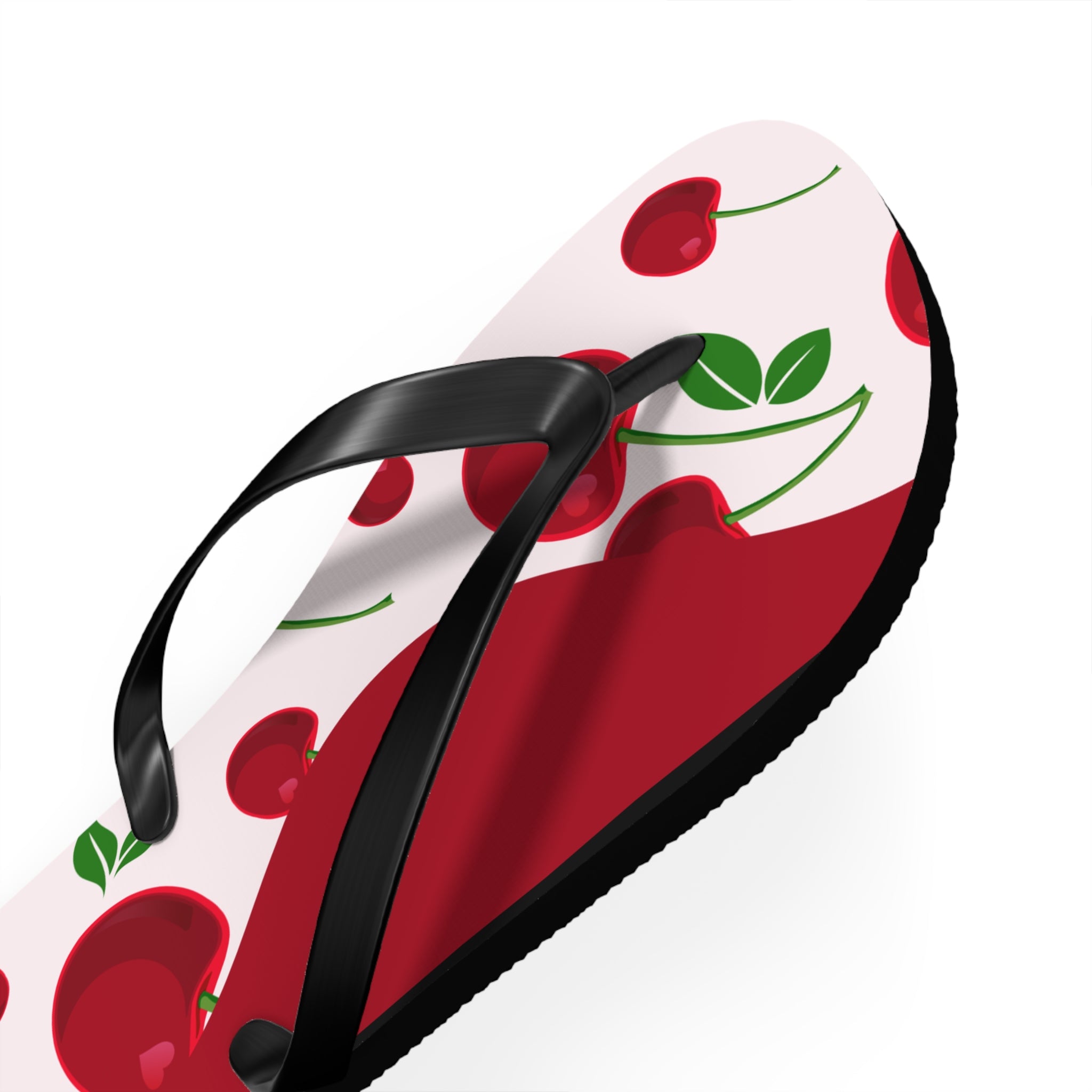 Red Cherries, Flip Flops for Women, Cute Designs, Everyday Use, Indoor Sleepers