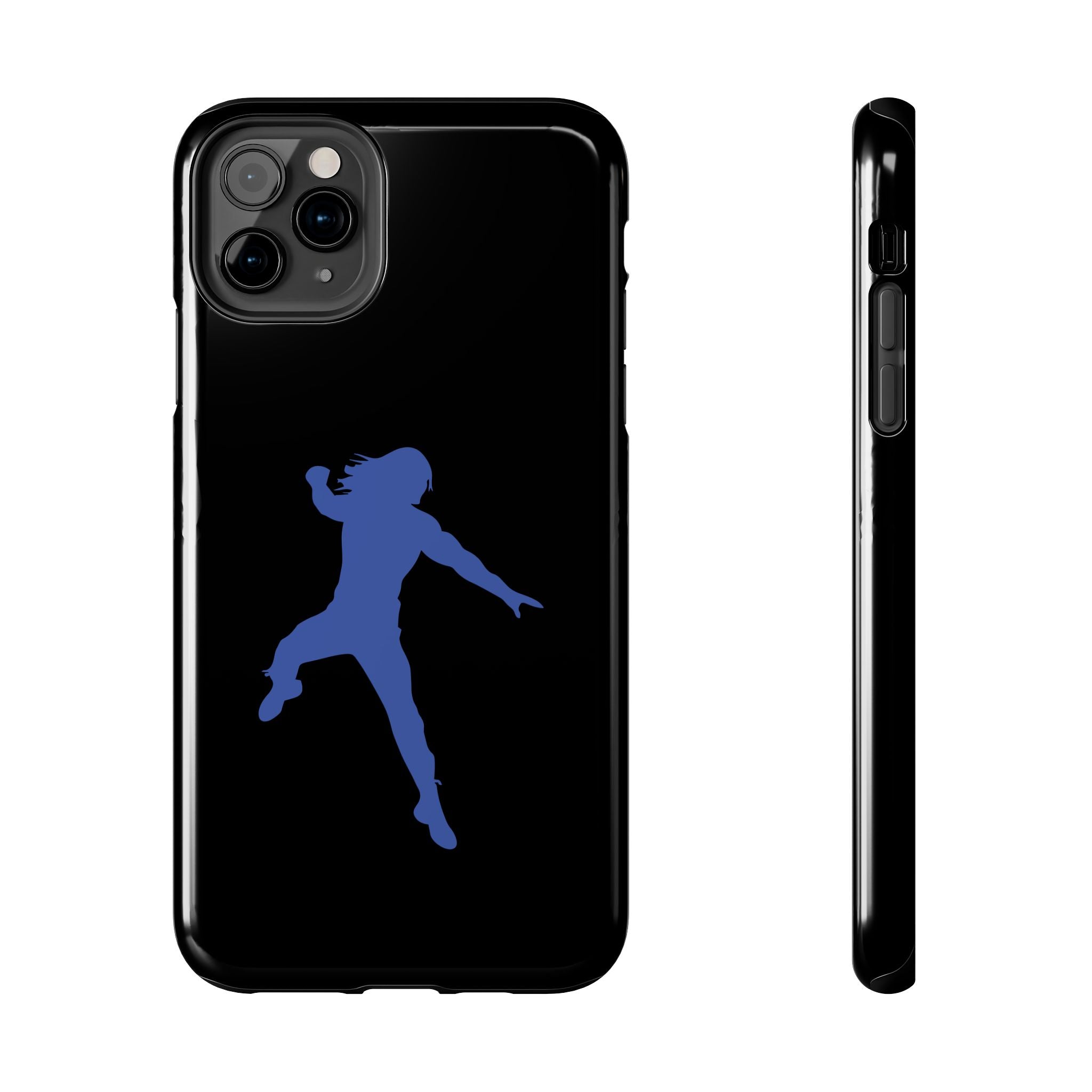 Roman Reigns Jump Blue Graphic Design, iPhone and Samsung Case Cool Graphic Sports Fan Phone Case