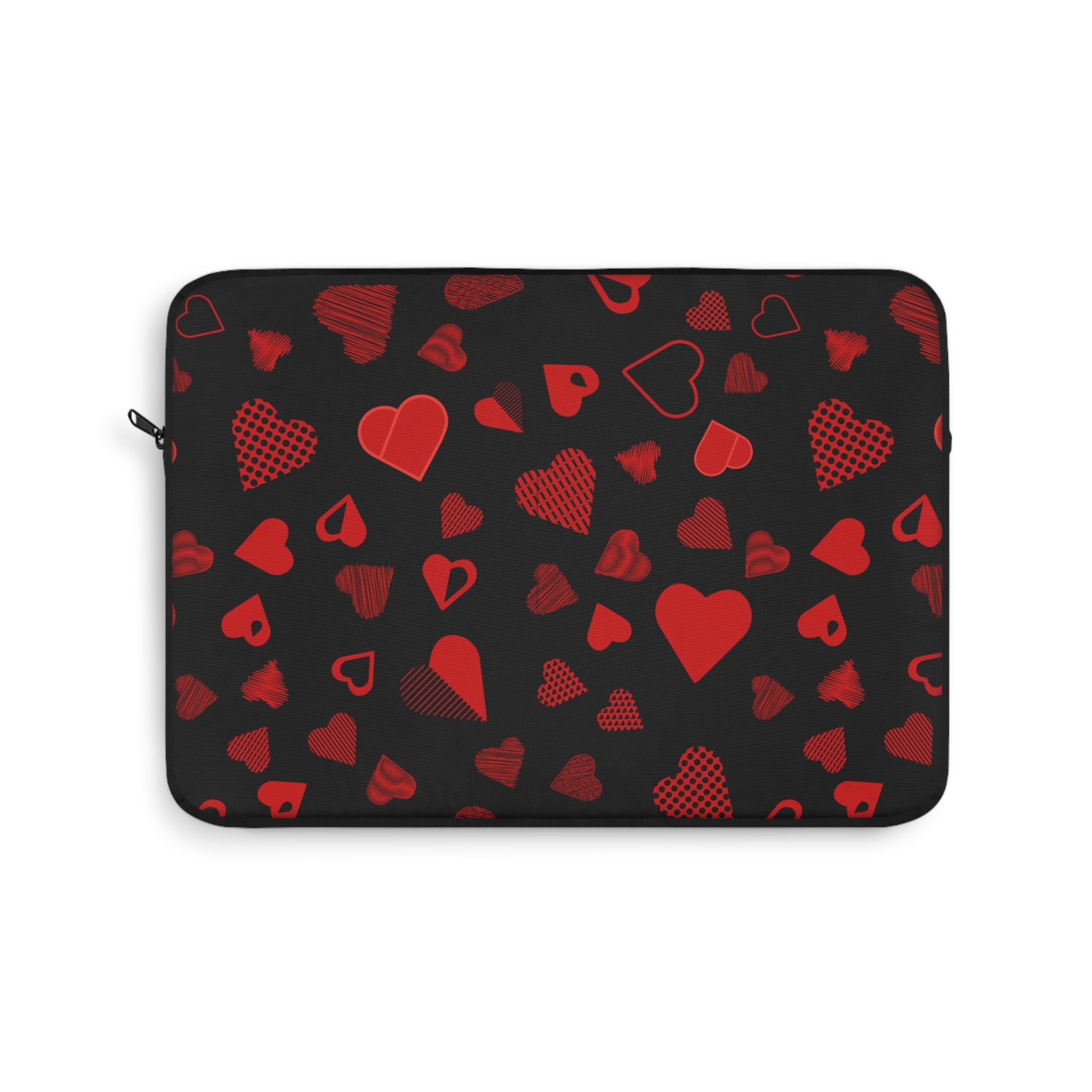 Hearts Laptop Carrying Case, Computer Sleeve | Patchwork Cottage, Laptop Sleeve - Valentine's Day Gift