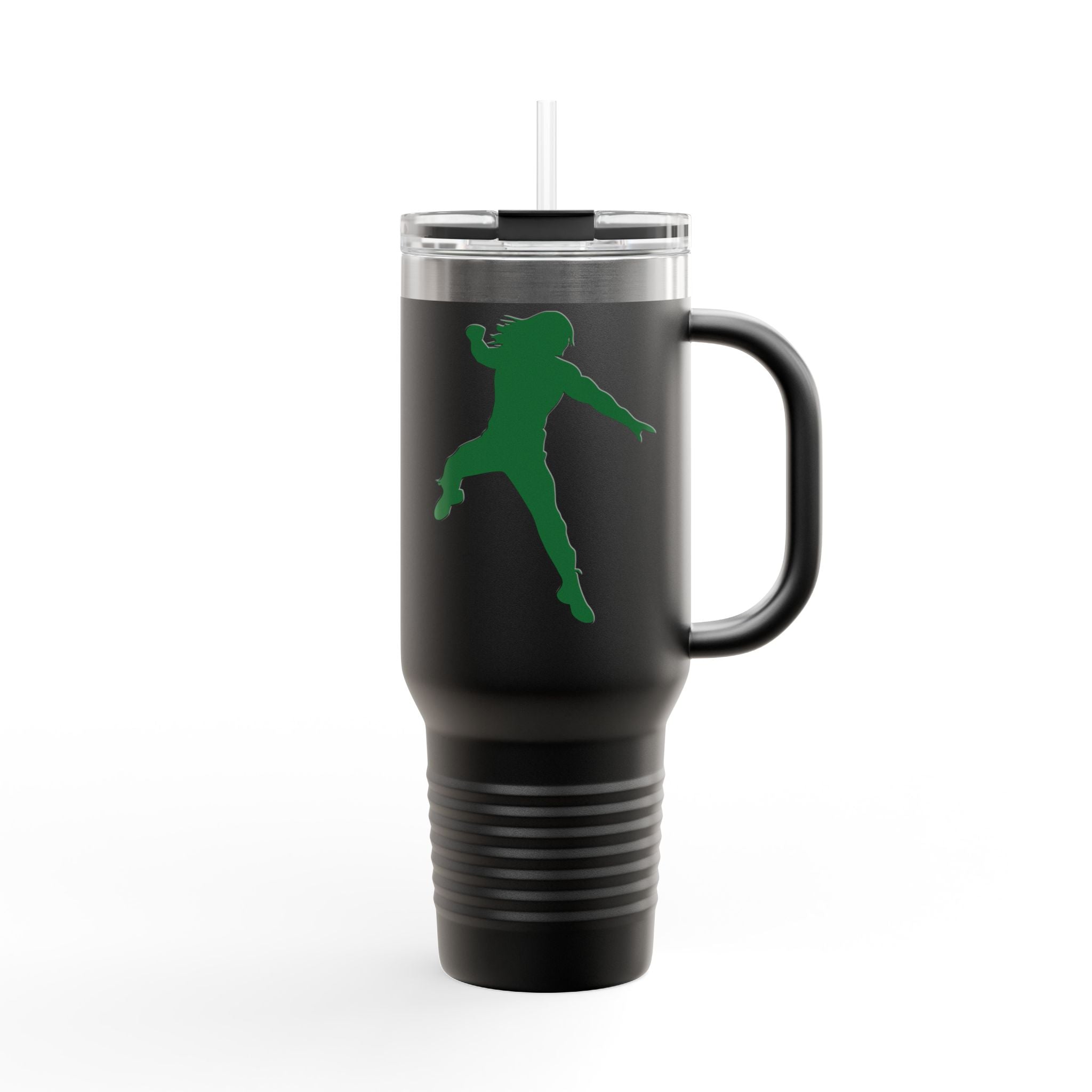 Roman Reigns Jump Green Graphic Design,  Insulated Travel Mug, Gift for Her Gift for Him - 40oz, Gift for Her, Gift for Him