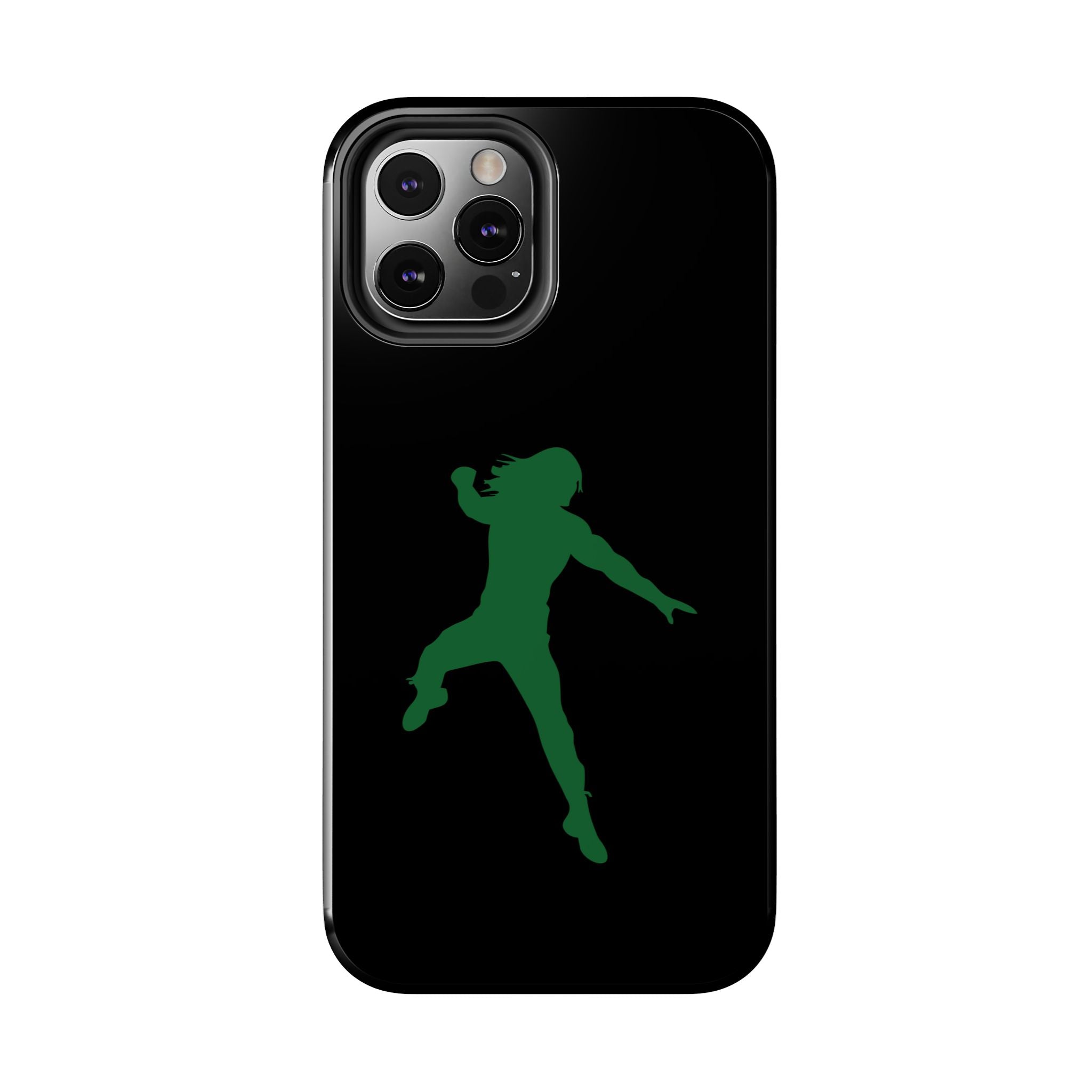 Roman Reigns Jump Green Graphic Design, iPhone and Samsung Case Cool Graphic Sports Fan Phone Case