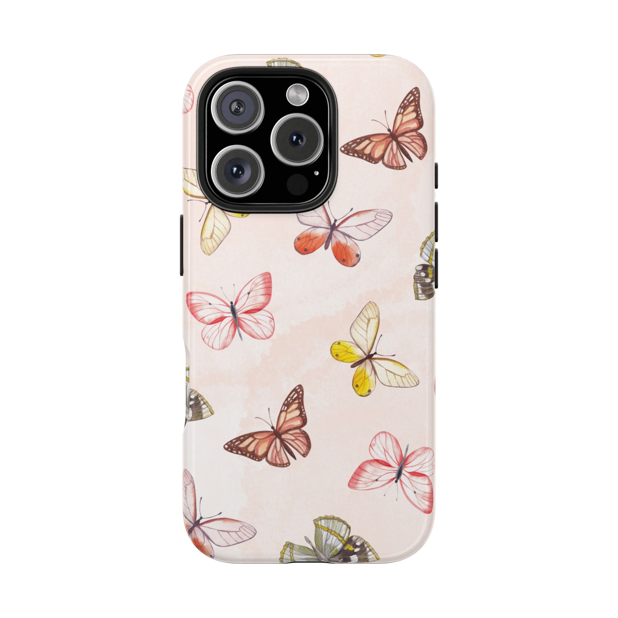 Pink Butterflies, Elegant Phone Cases, Stylish Phone Covers, Chic Phone Protectors, Fashionable Case for Her, Trendy Smartphone Accessories