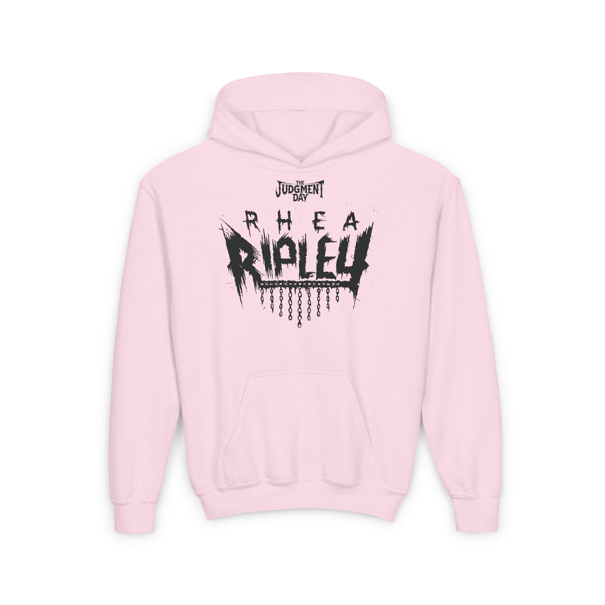 Copy of White The Judgement Day Rhea Ripley Shirt Design, Sports Fan Kids Hoodies - Youth Heavy Blend Hooded Sweatshirt, Unisex Wrestling Fan Hoodies, Gift for Her-Him, Casual Outwear