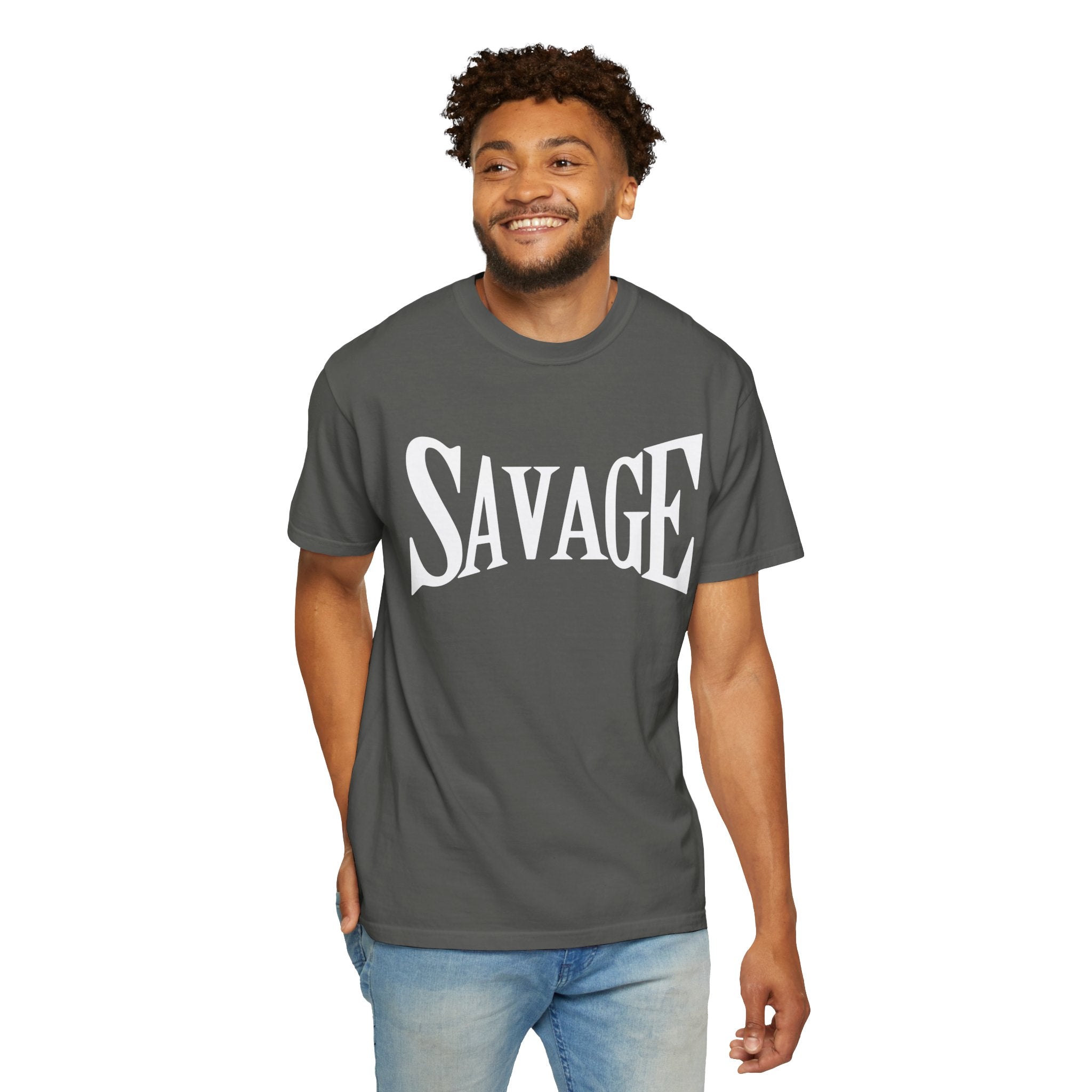 Savage, Graphic Design Unisex T-shirt, Casual Cotton Outwear, Gift for Him- Gift for Her, Stylish Tee, Cool Shirt, Trendy Apparel, Comfortable Top,