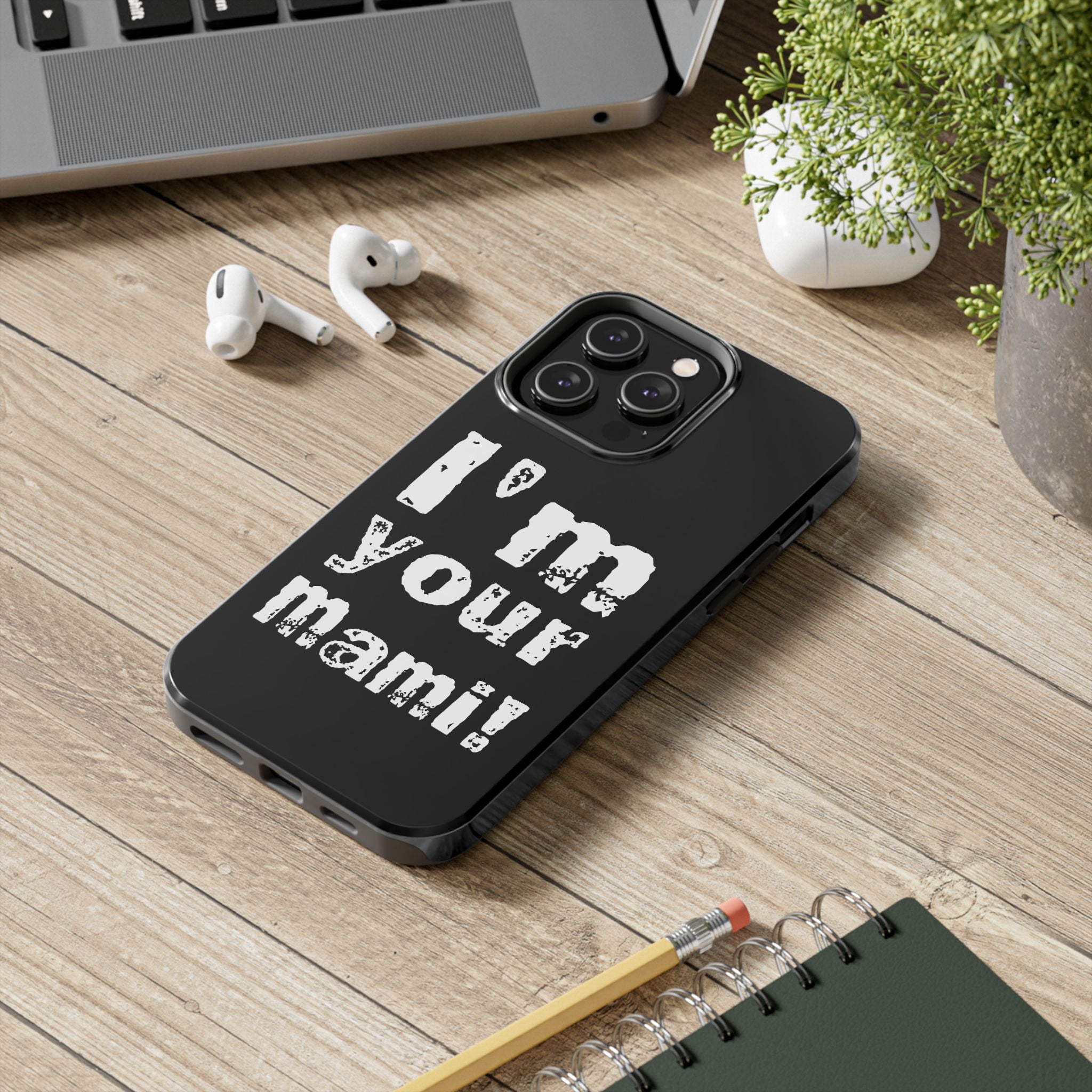 I'm Your Mami Rhea Ripley Design, iPhone and Samsung Case Cool Graphic Sports Fan Phone Case