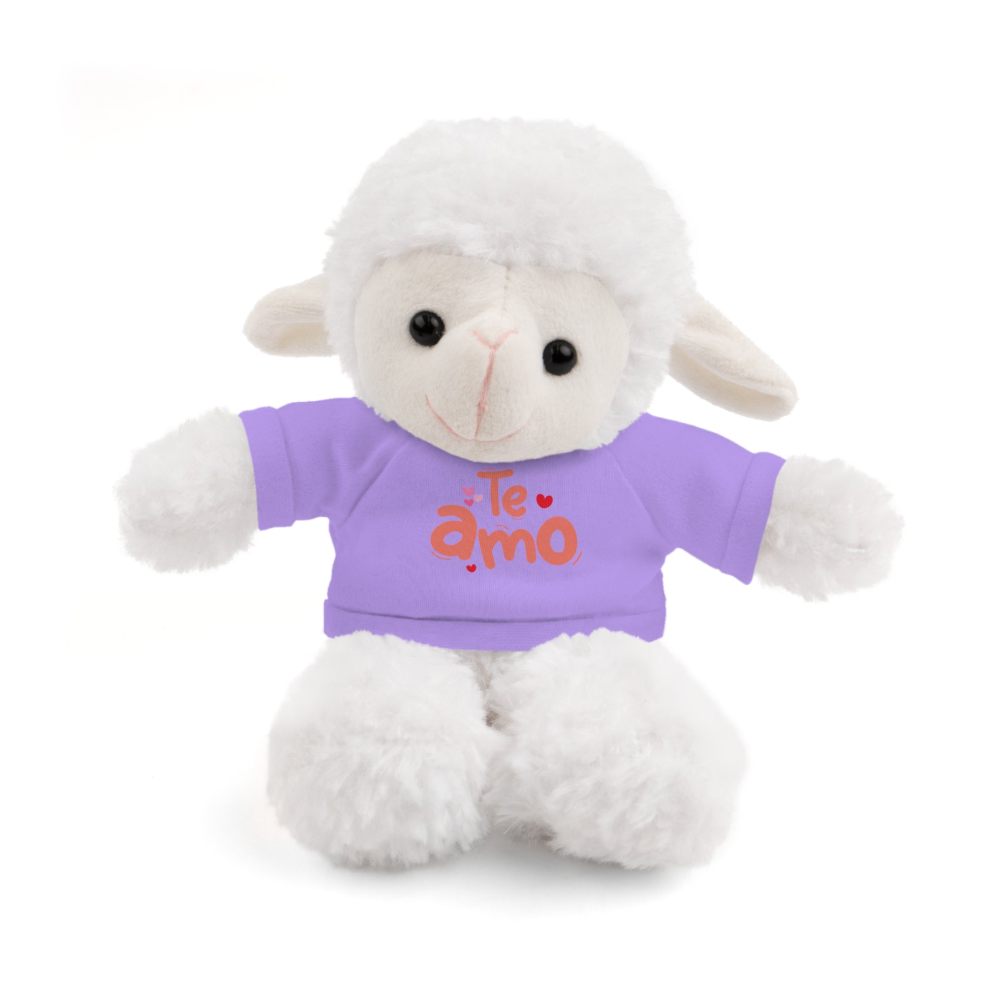 Cute Teddy Bear Plushy, Te Amo, Stuffed Animals Shirt Printed, Suitable for Soft Valentine's Day Gift