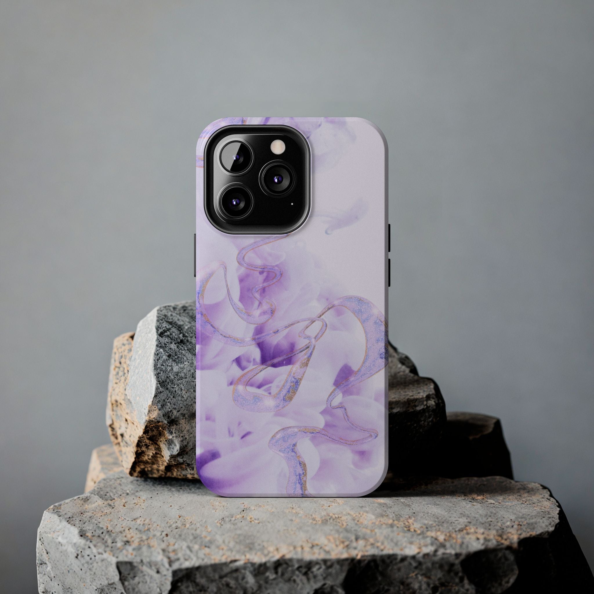 Abstract Purple Fluid Design, Elegant Phone Cases, Stylish Phone Covers, Chic Phone Protectors, Fashionable Case for Her, Trendy Smartphone Accessories