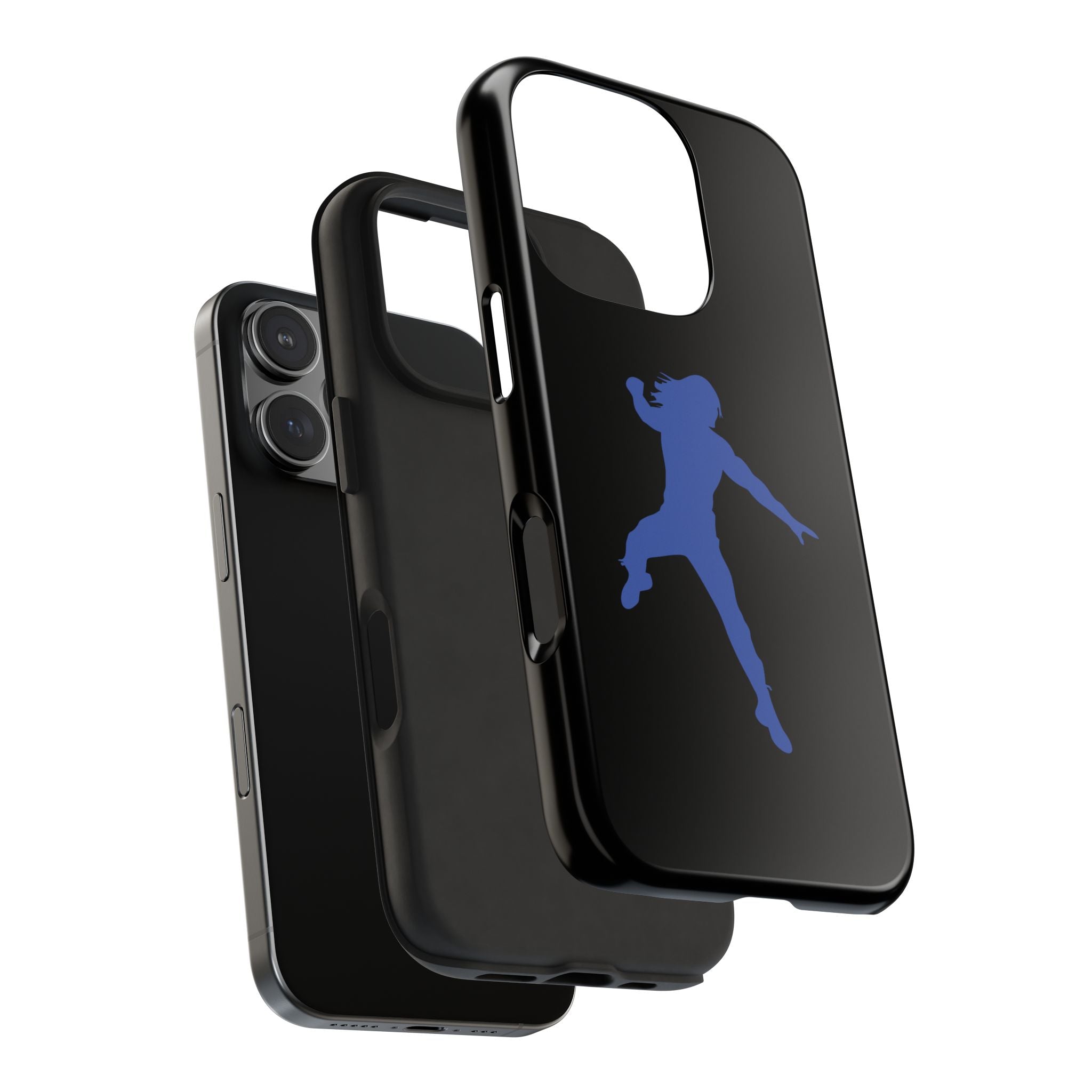 Roman Reigns Jump Blue Graphic Design, iPhone and Samsung Case Cool Graphic Sports Fan Phone Case