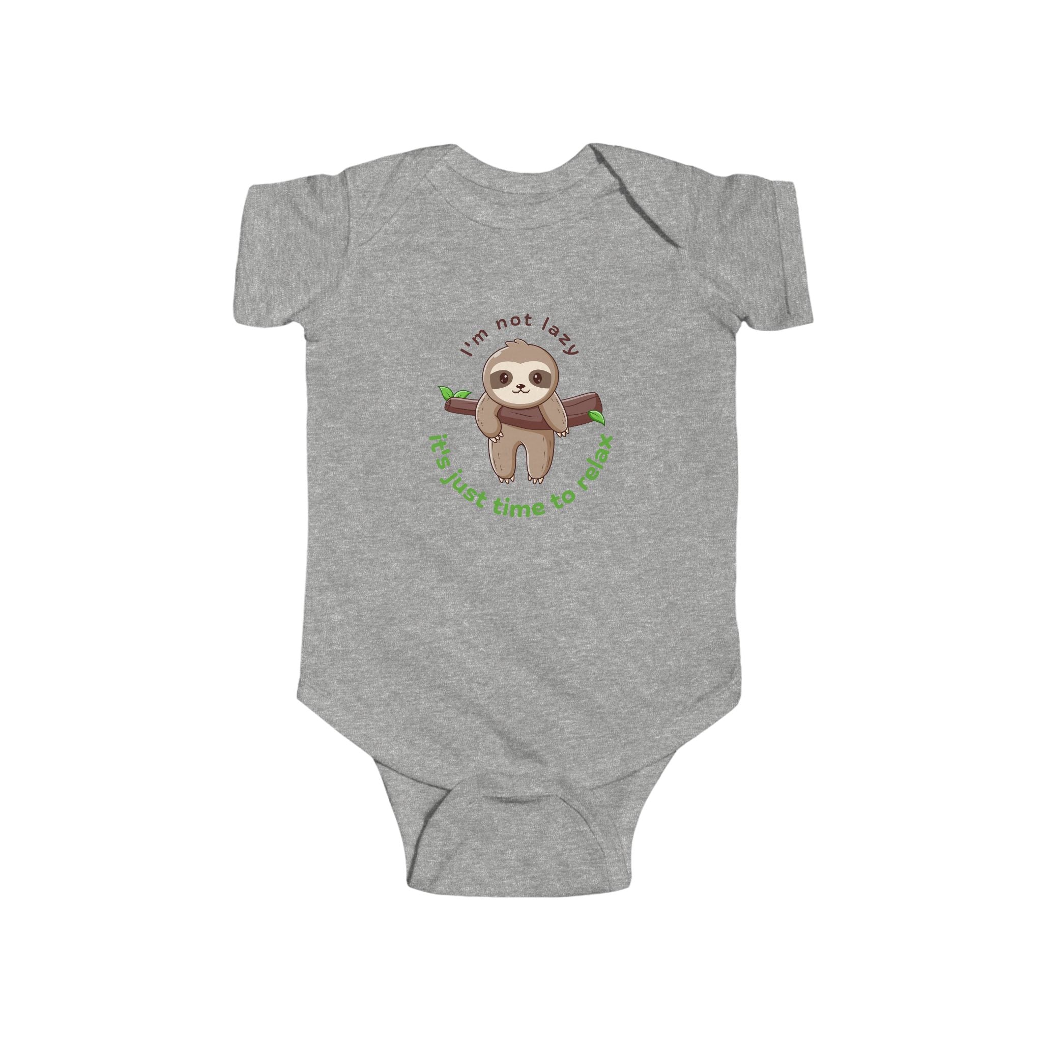 "I'm Not Lazy" Infant Bodysuit, Cute Designs, Gift for Baby, Comfortable, Baby Shower Gift, Newborn Outfit, Baby Clothing