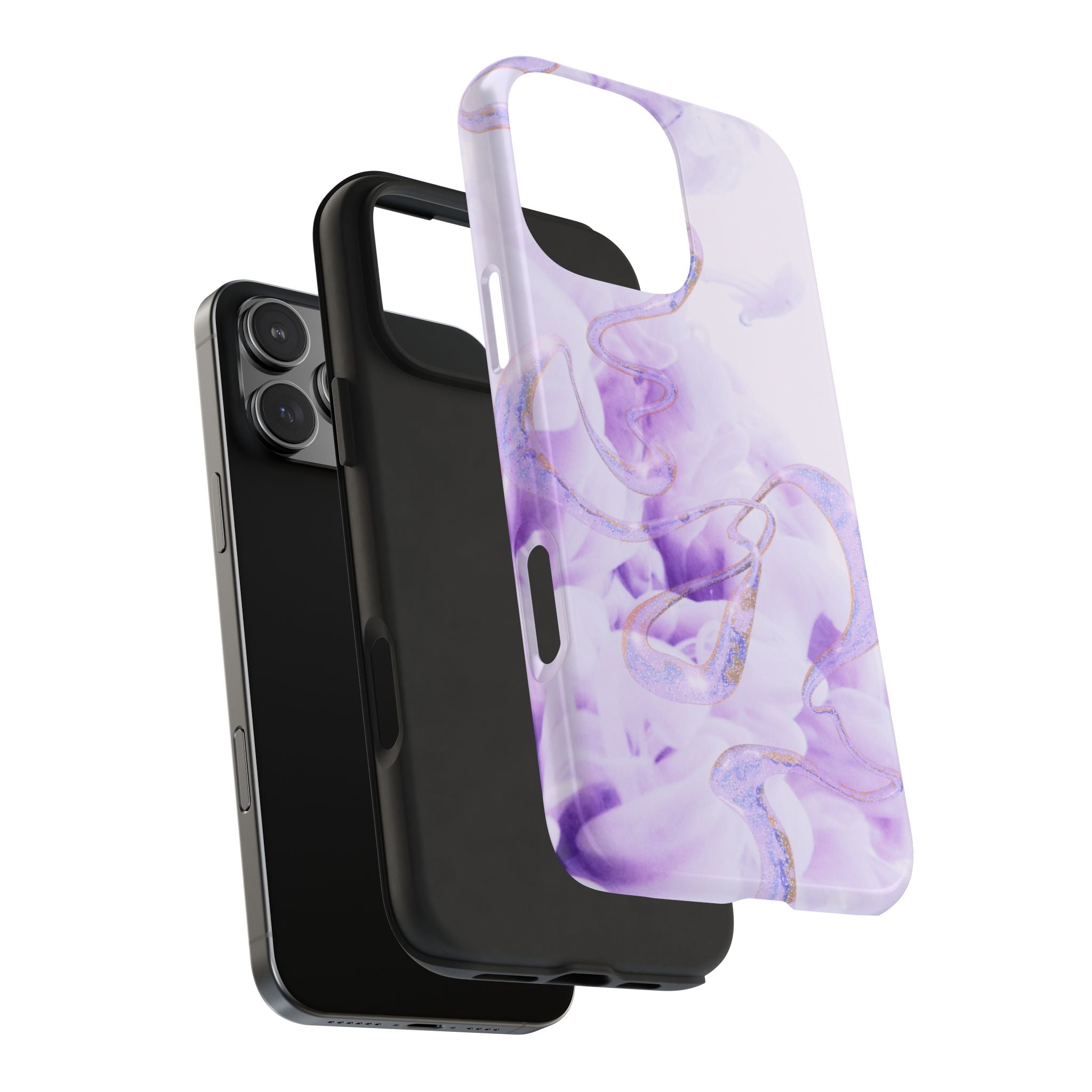 Abstract Purple Fluid Design, Elegant Phone Cases, Stylish Phone Covers, Chic Phone Protectors, Fashionable Case for Her, Trendy Smartphone Accessories