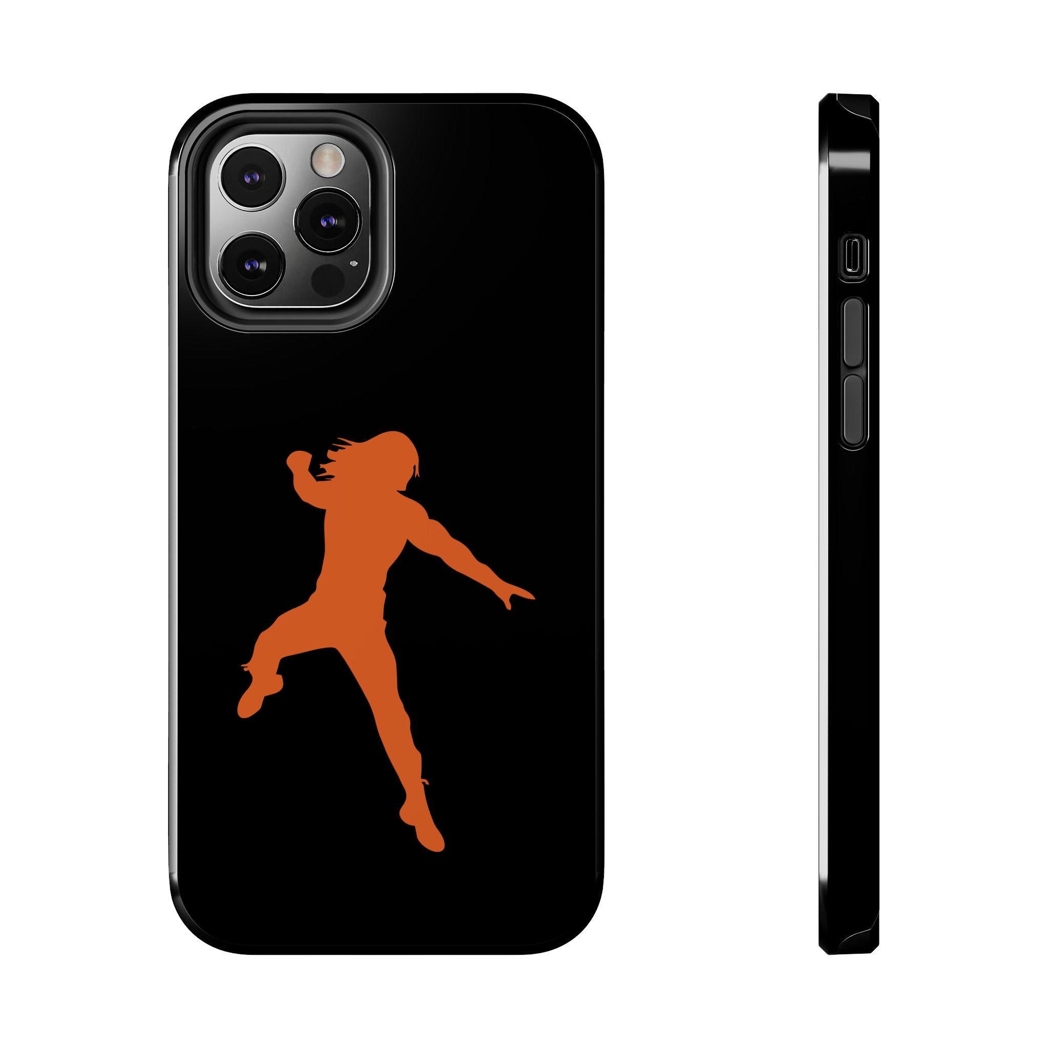 Roman Reigns Jump Orange Graphic Design, iPhone and Samsung Case Cool Graphic Sports Fan Phone Case