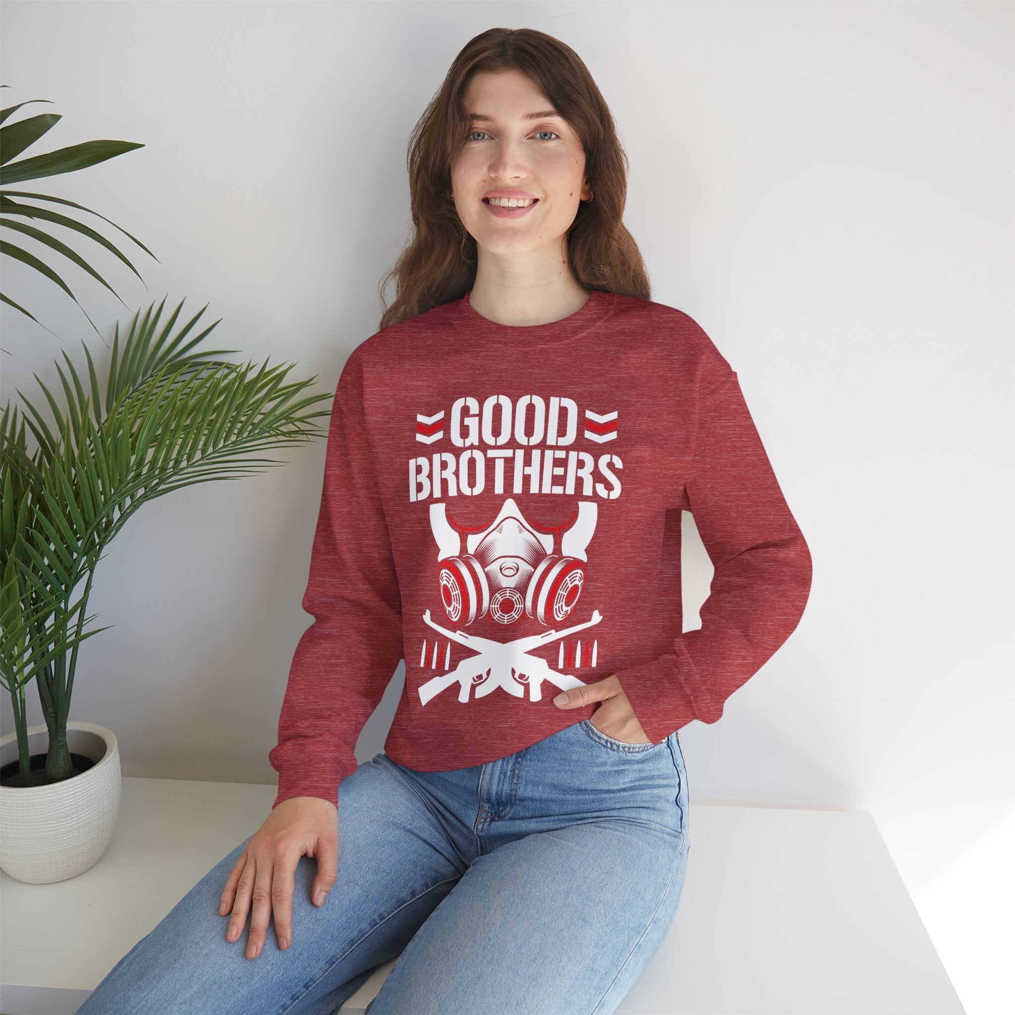 Good Brothers Sweatshirt  Design, Sports Sweatshirt, Wrestling  Fan Unisex Sweatshirt - Gift for Him or Her, Casual Outwear, Heavy Blend Crewneck Sweatshirt