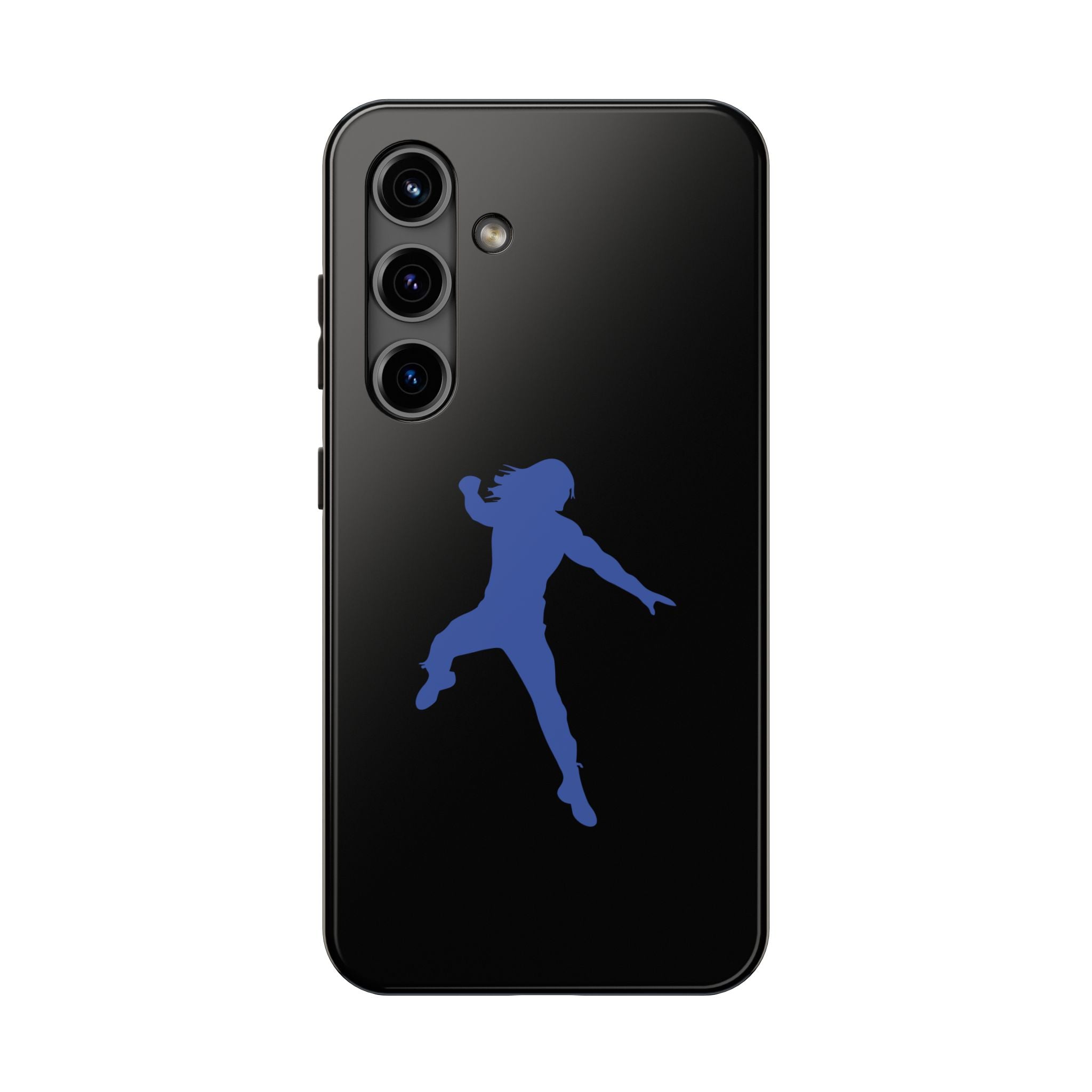 Roman Reigns Jump Blue Graphic Design, iPhone and Samsung Case Cool Graphic Sports Fan Phone Case