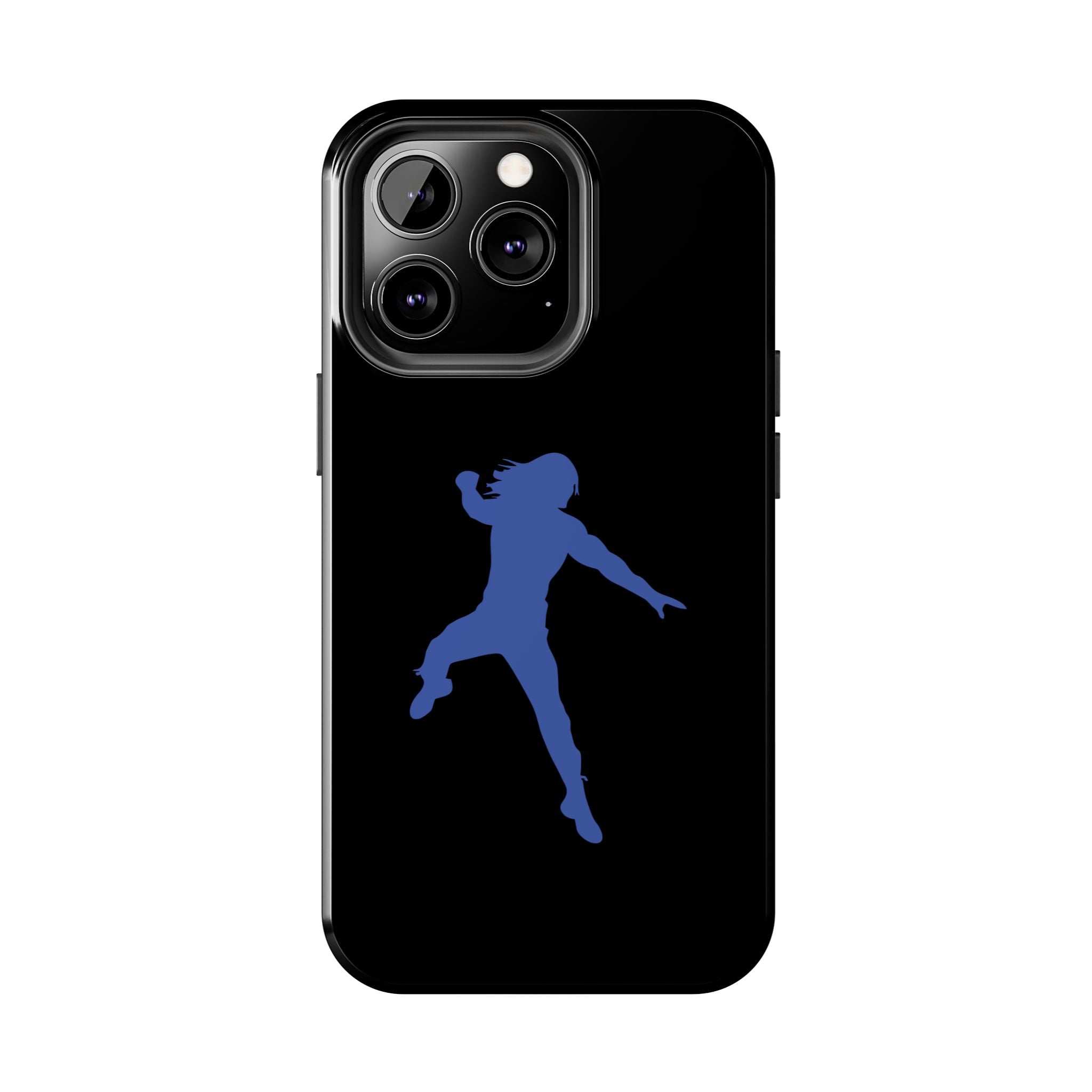 Roman Reigns Jump Blue Graphic Design, iPhone and Samsung Case Cool Graphic Sports Fan Phone Case