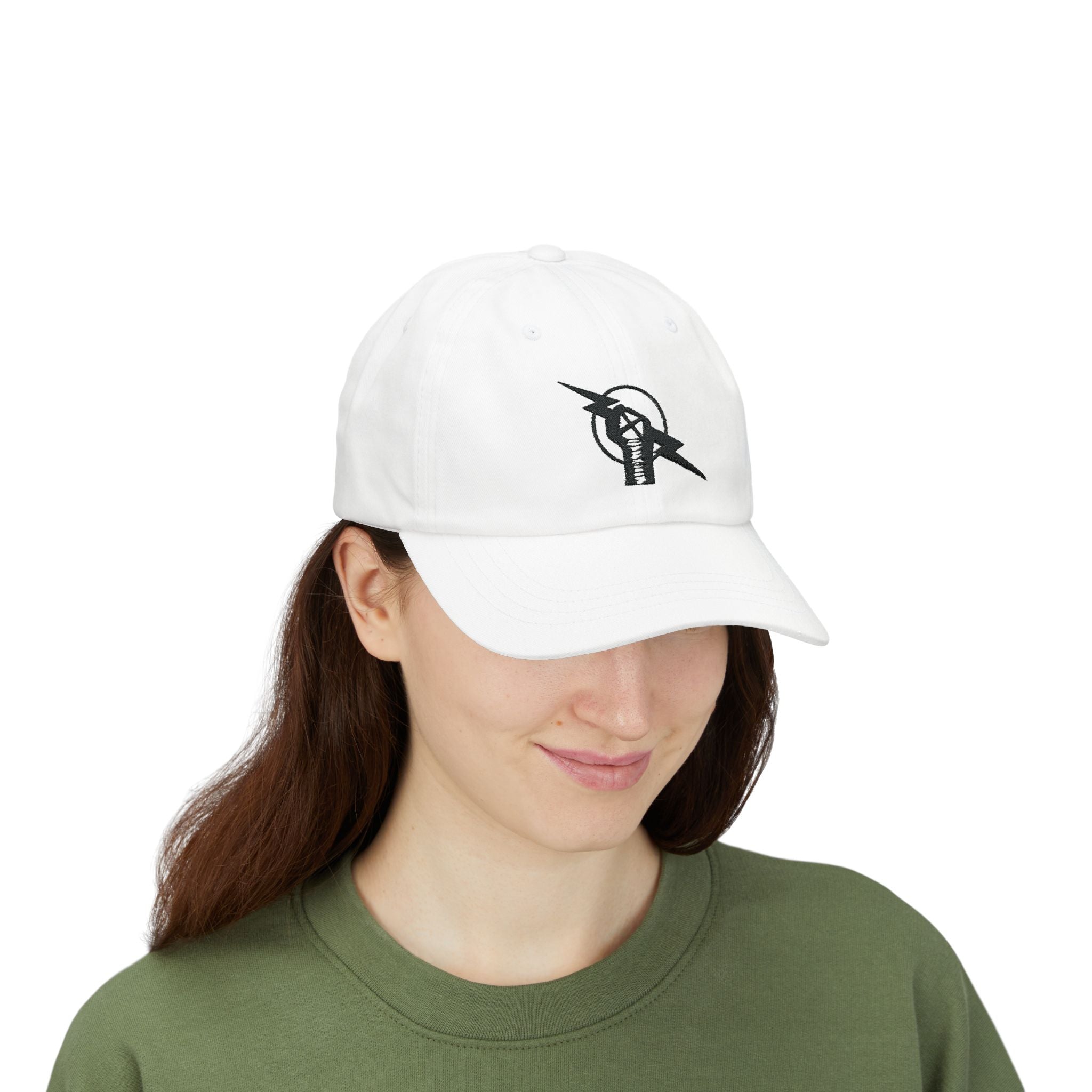 CM Punk Black Logo Sports Fan, Wrestling Dad Cap for Her and Him - Unisex Classic