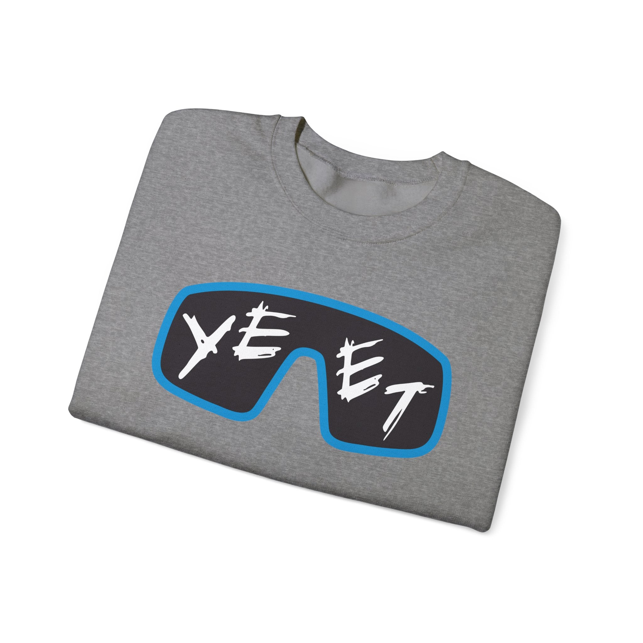 Yeet Glasses Sweatshirt, Wrestling Fan Unisex Sweatshirt - Gift for Him or Her, Casual Outwear, Heavy Blend Crewneck Sweatshirt