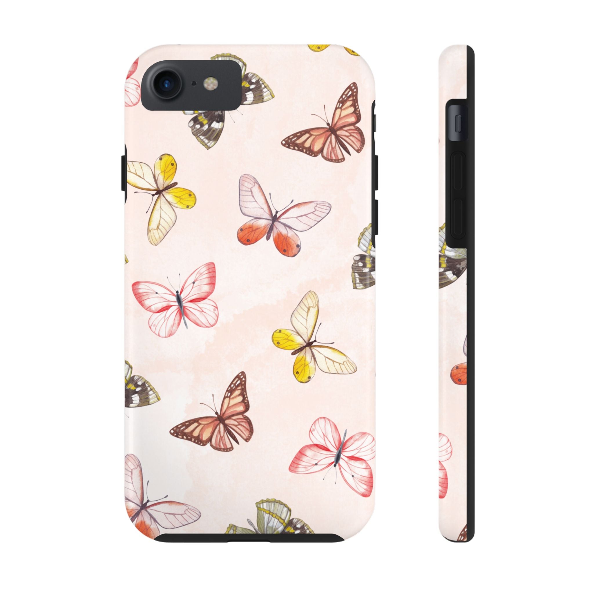 Pink Butterflies, Elegant Phone Cases, Stylish Phone Covers, Chic Phone Protectors, Fashionable Case for Her, Trendy Smartphone Accessories