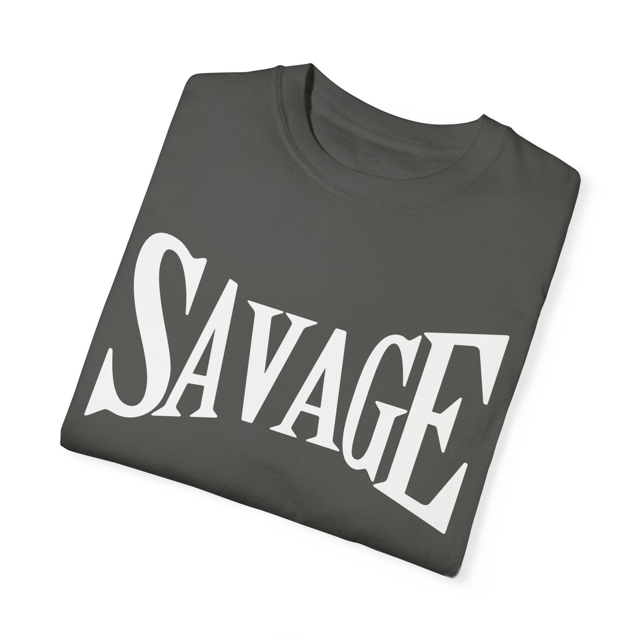 Savage, Graphic Design Unisex T-shirt, Casual Cotton Outwear, Gift for Him- Gift for Her, Stylish Tee, Cool Shirt, Trendy Apparel, Comfortable Top,