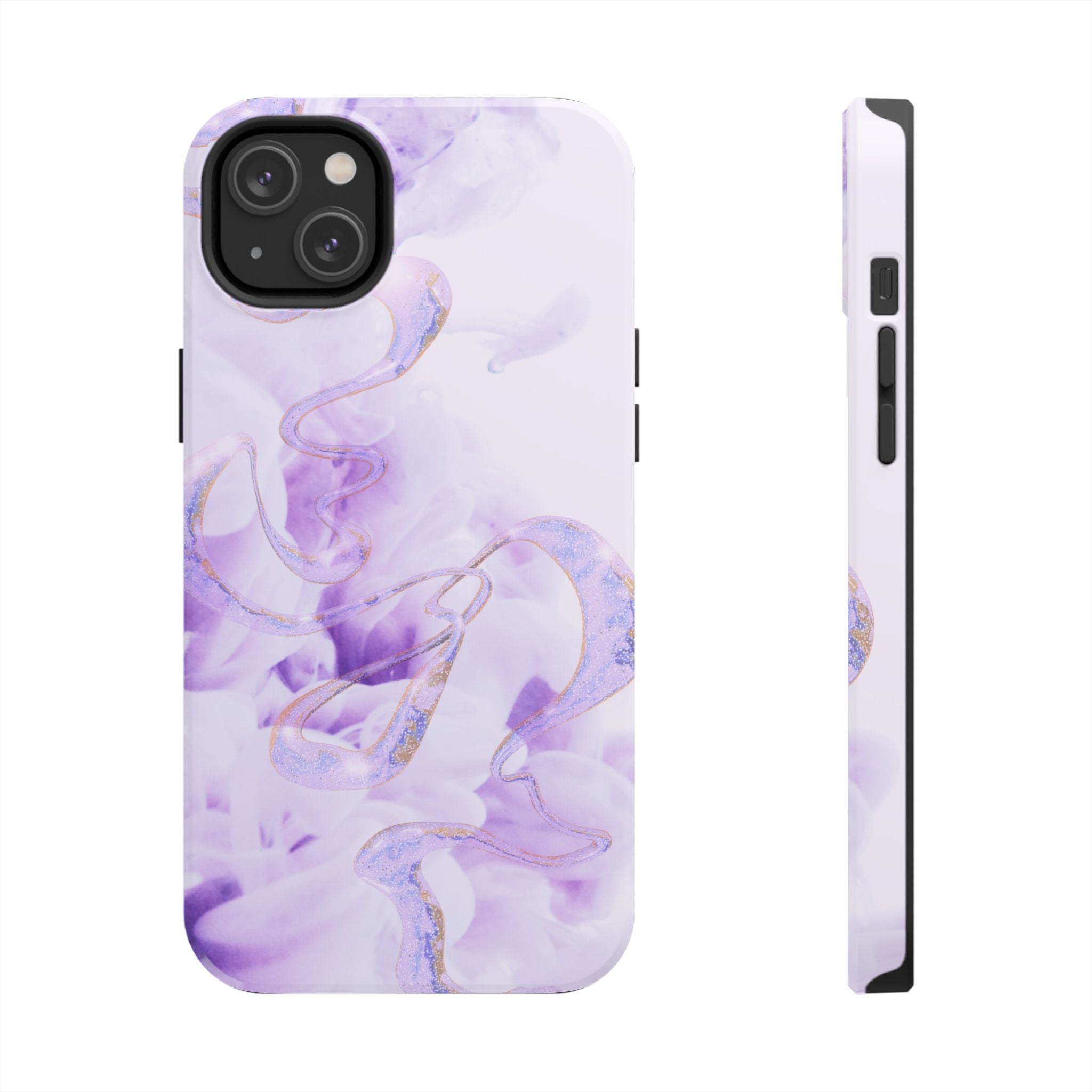 Abstract Purple Fluid Design, Elegant Phone Cases, Stylish Phone Covers, Chic Phone Protectors, Fashionable Case for Her, Trendy Smartphone Accessories