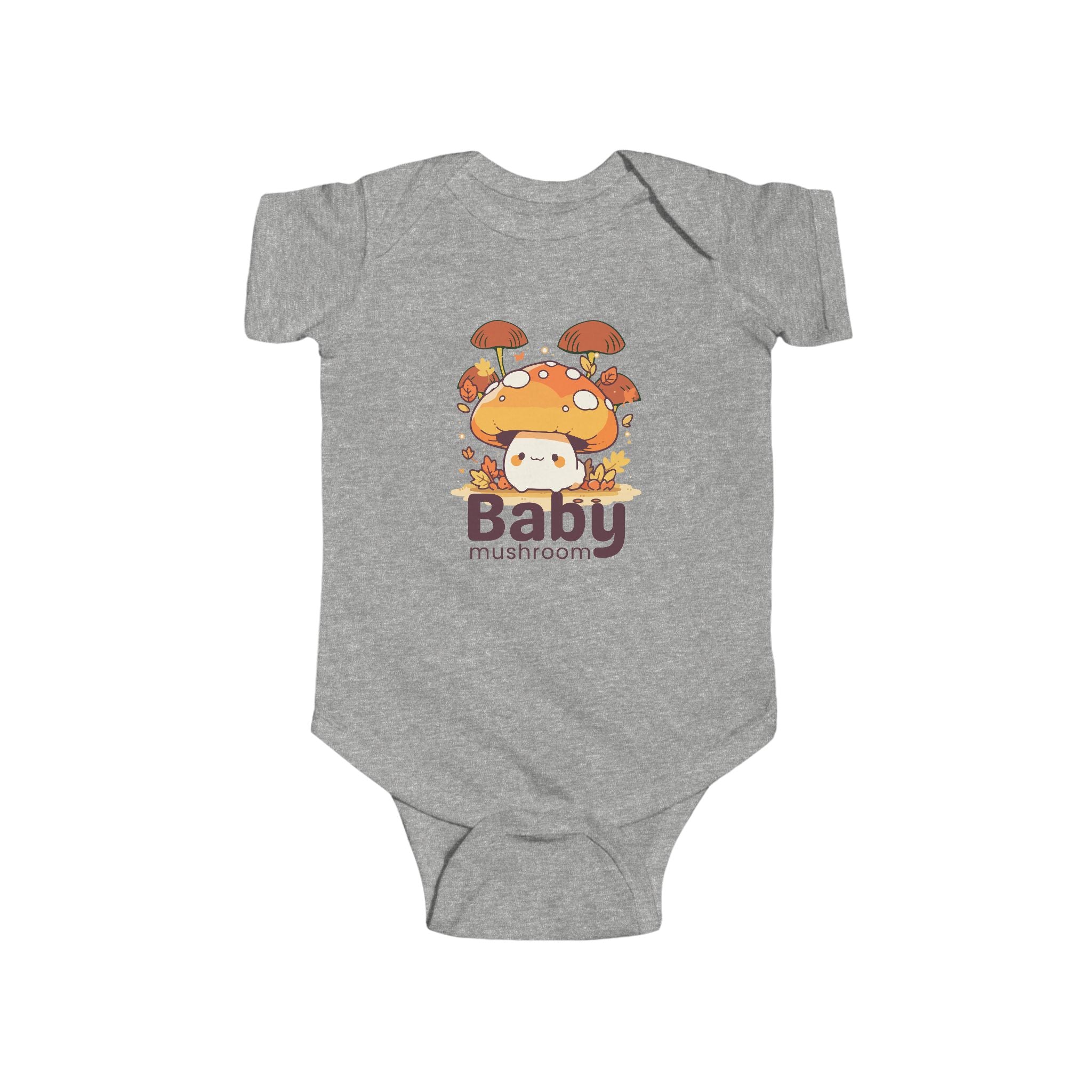 Baby Mushroom Infant Bodysuit, Cute Designs, Gift for Baby, Comfortable, Baby Shower Gift, Newborn Outfit, Baby Clothing